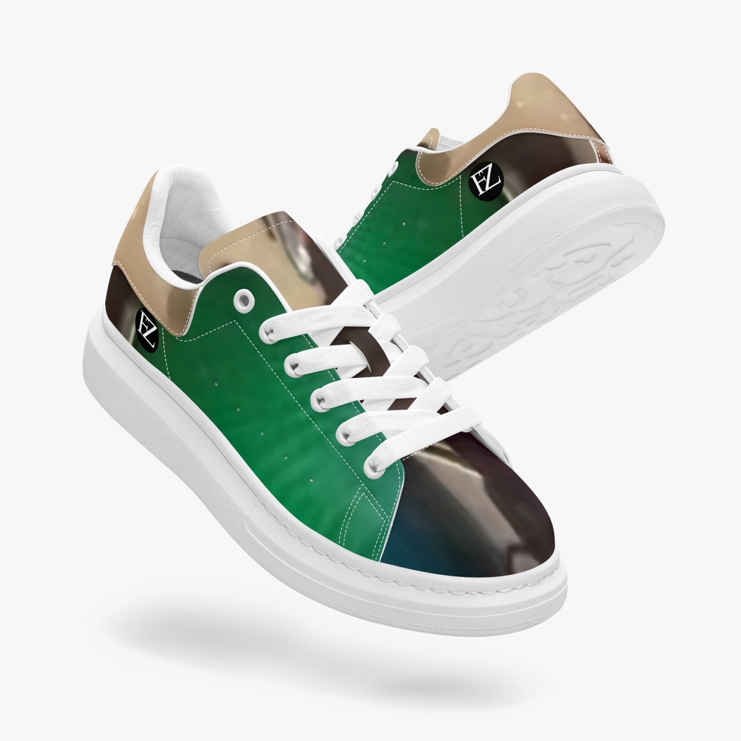 FZ Unisex Leather Oversized Sneakers - FZwear