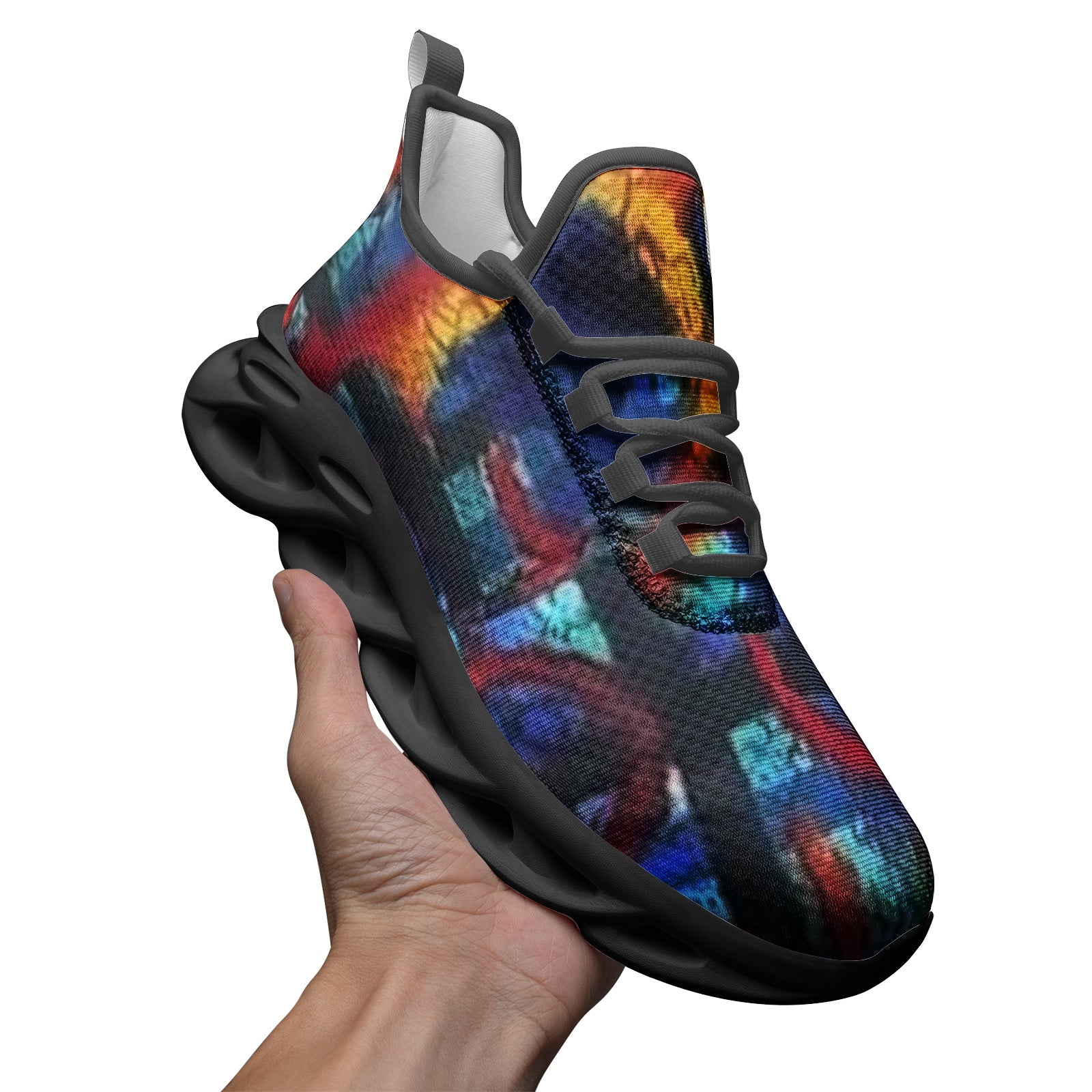 FZ African Print Unisex Bounce Mesh Knit Sneakers - FZwear