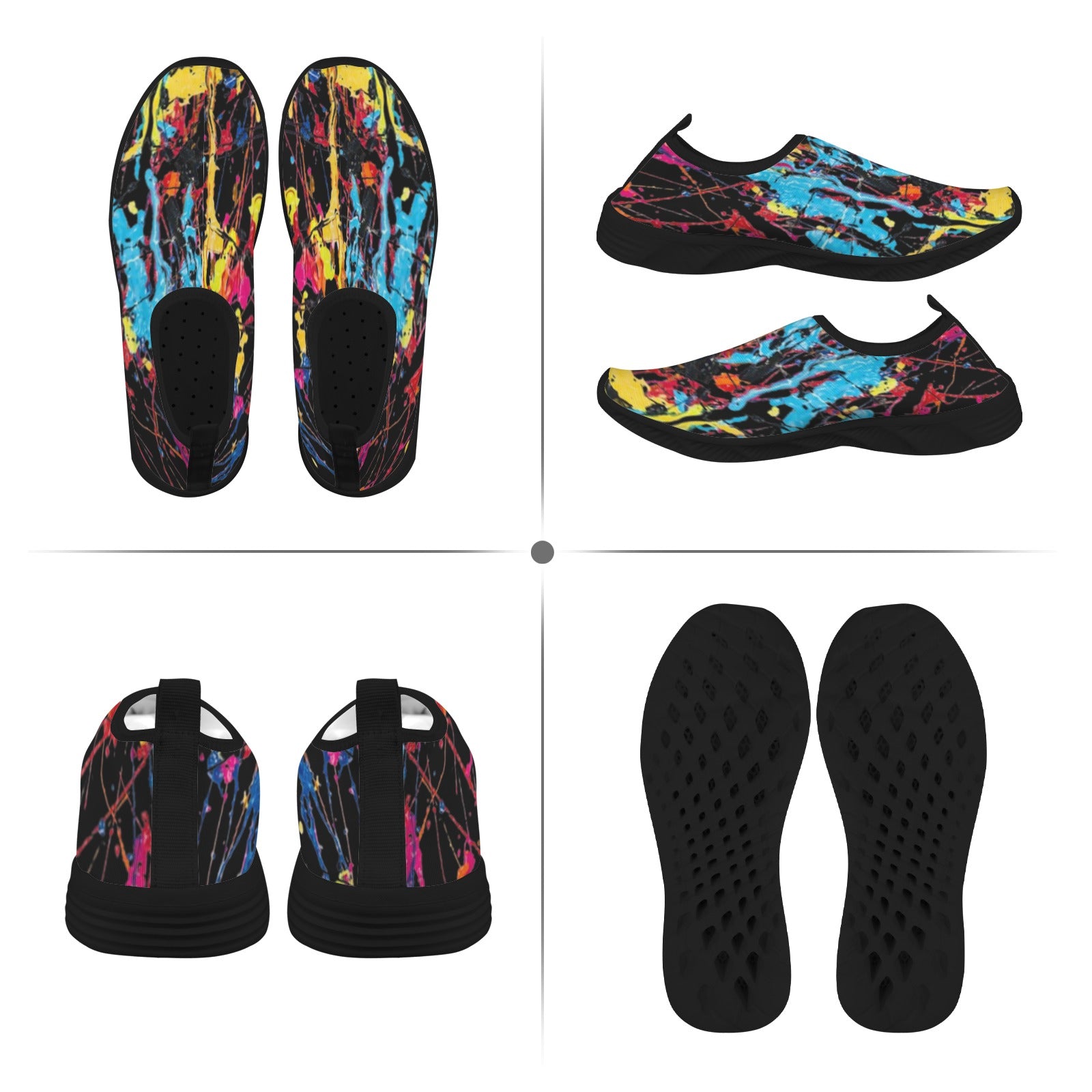 FZ Women's Painted Slip-On Shoes
