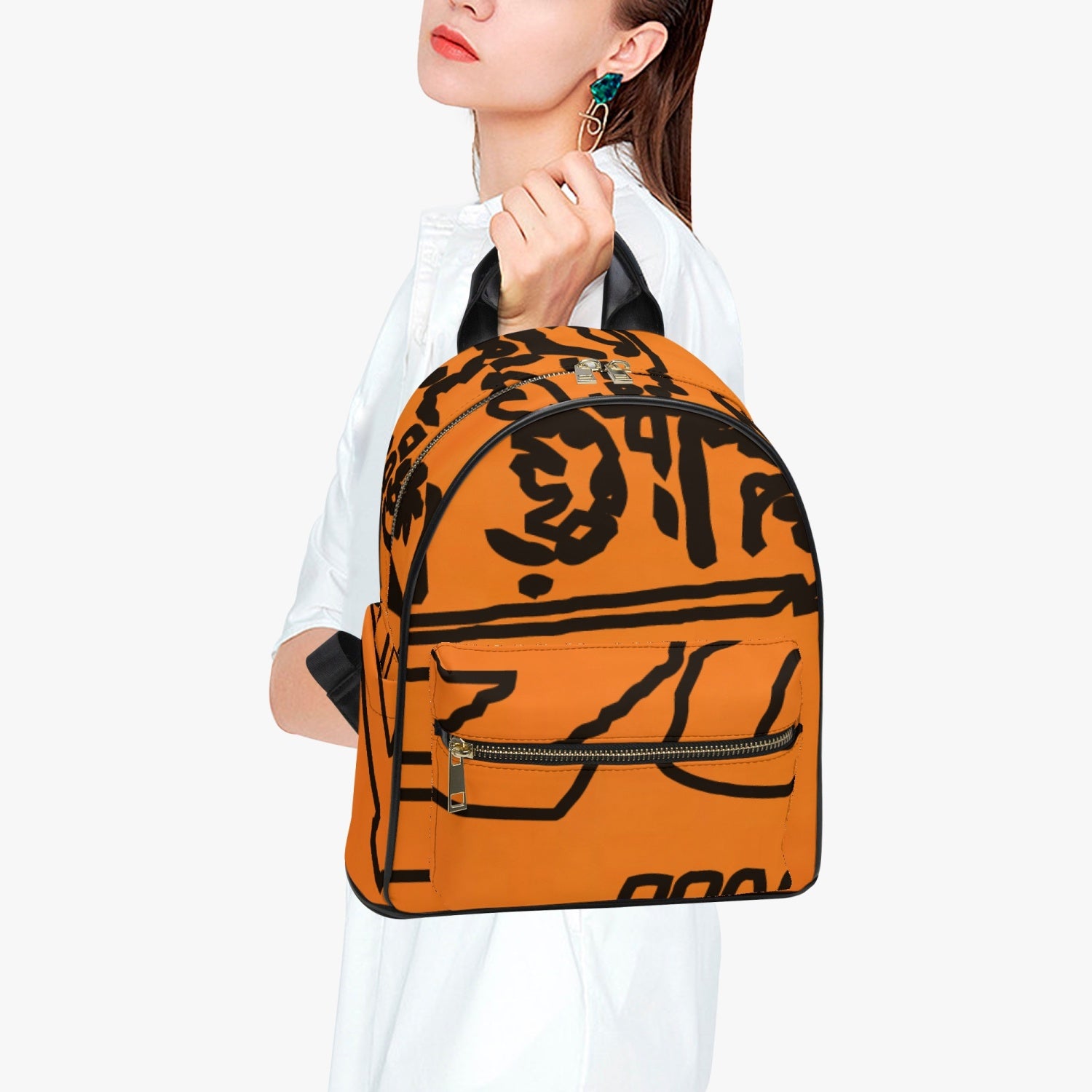 FZ Draw Printed PU Backpack - FZwear