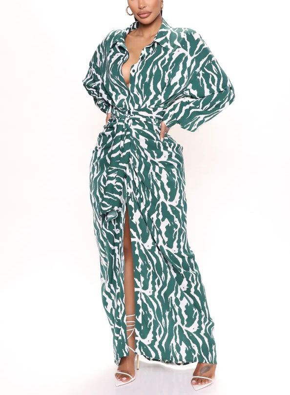 FZ Women's Safari Vibes Maxi Sundress