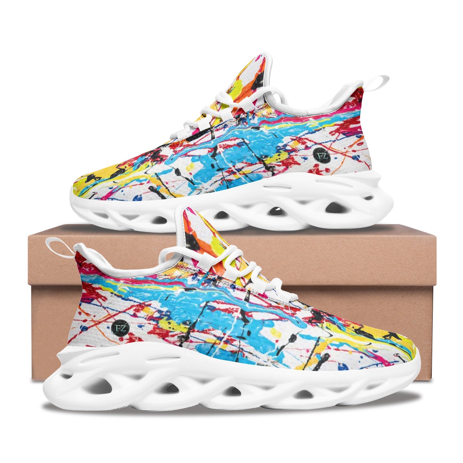 FZ Unisex Bounce Mesh Knit Sneakers