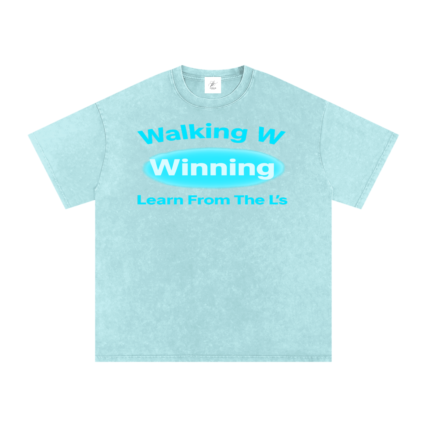 FZ Unisex Acid Wash Winning Oversize Tee