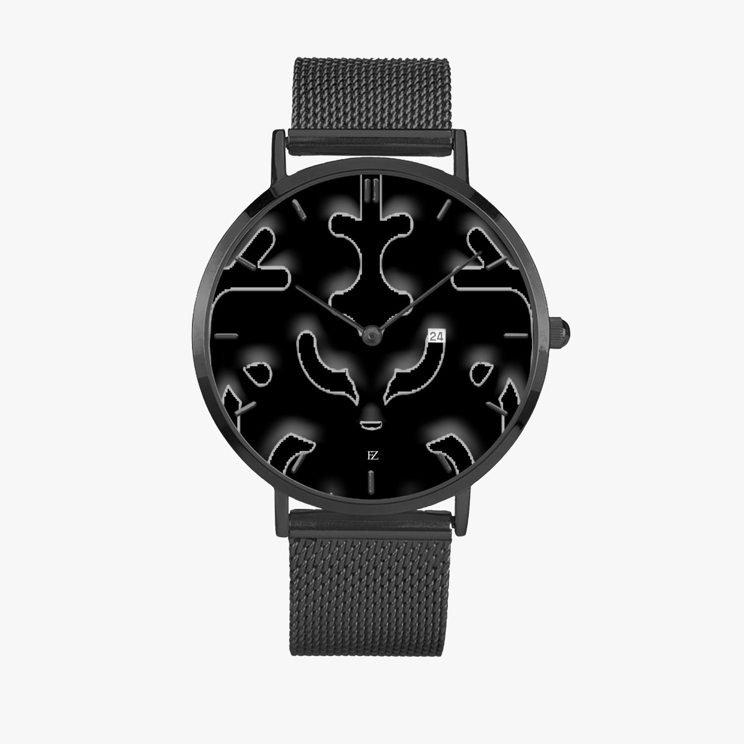 FZ Unisex Stainless Steel Perpetual Calendar Quartz Watch - Indicator - FZwear