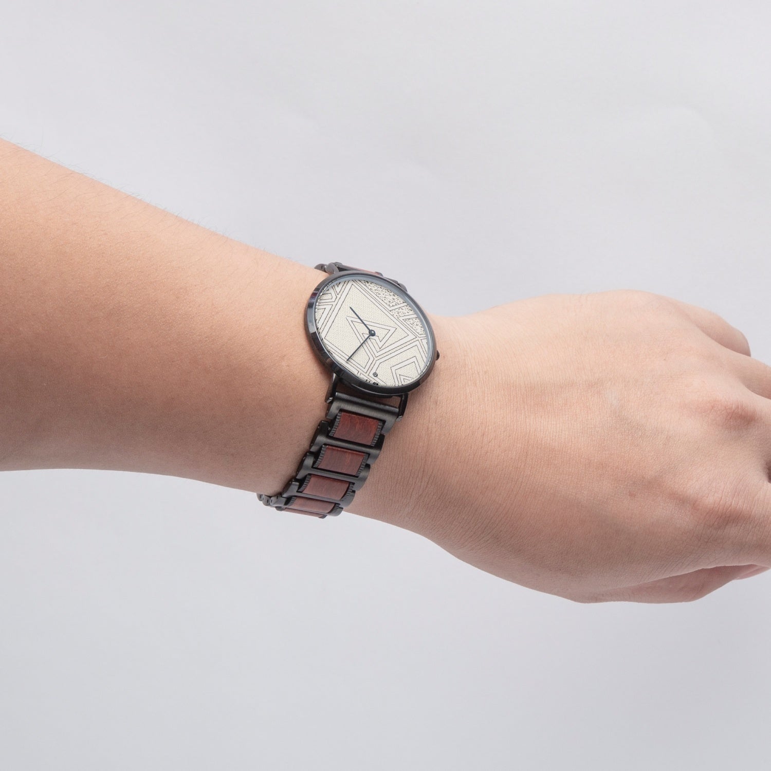 FZ African Print wooden Strap Quartz Watch - FZwear