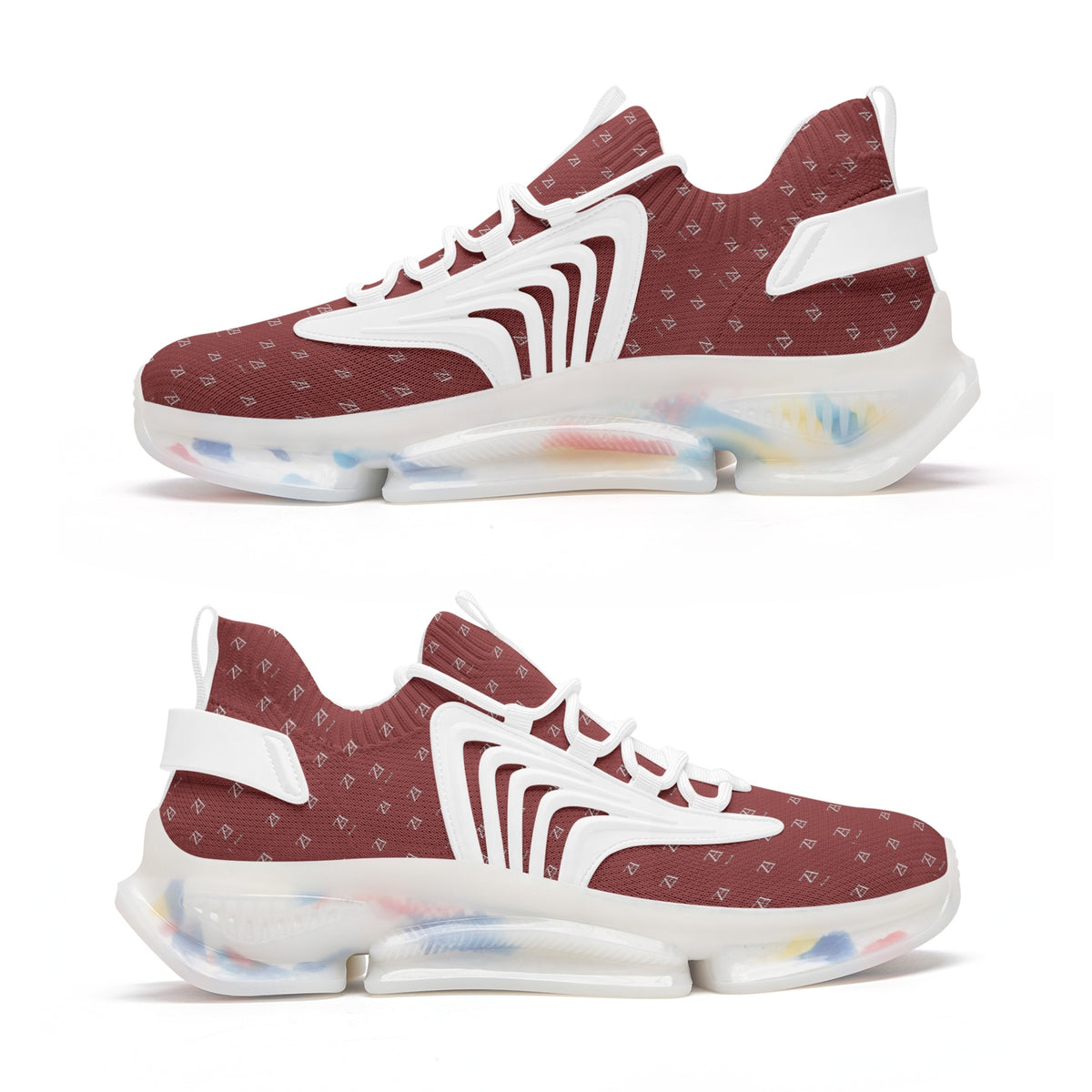 FZ Unisex Low Top Mesh Air Heel React Sneakers