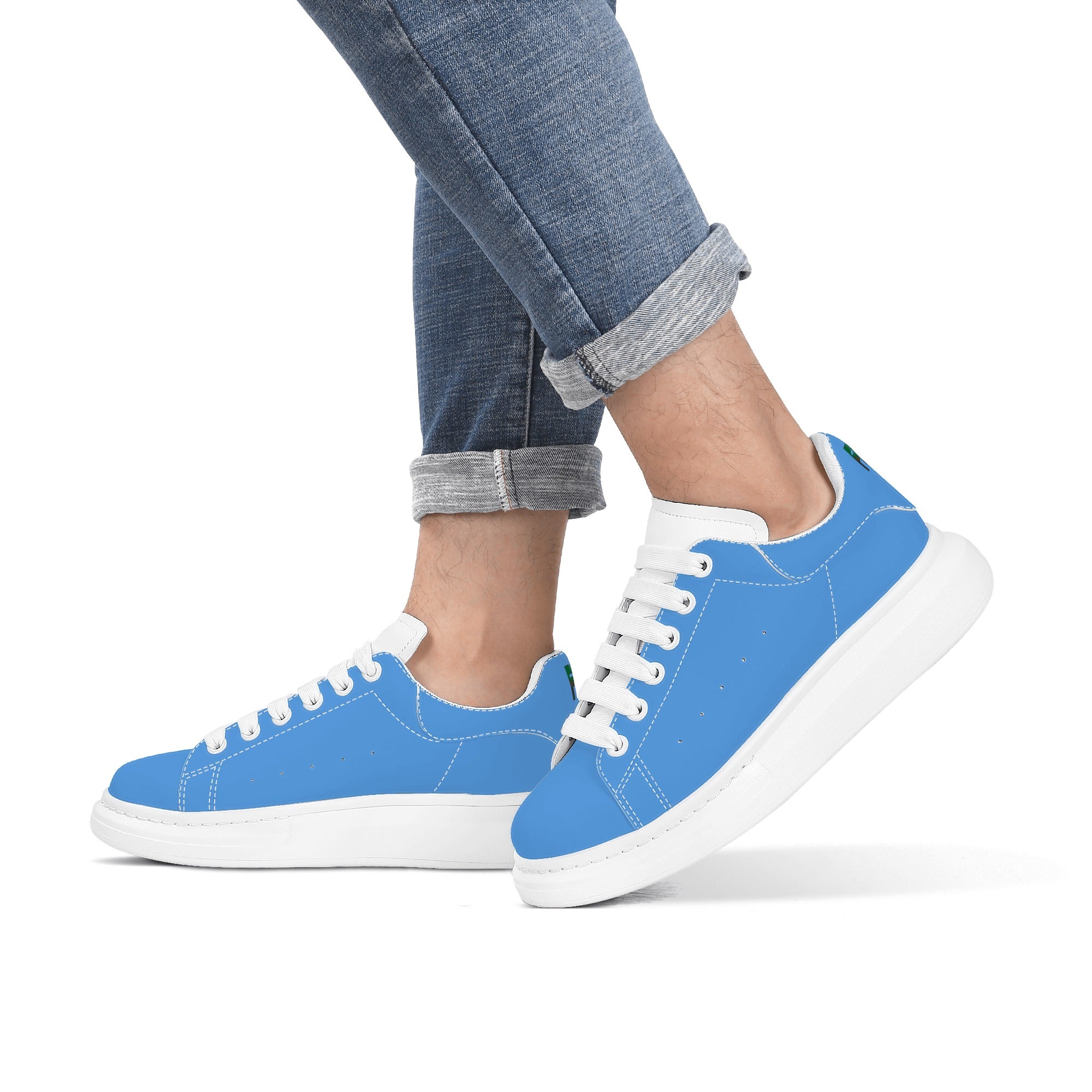 FZ Men's White Tongue Chunky Shoes - FZwear