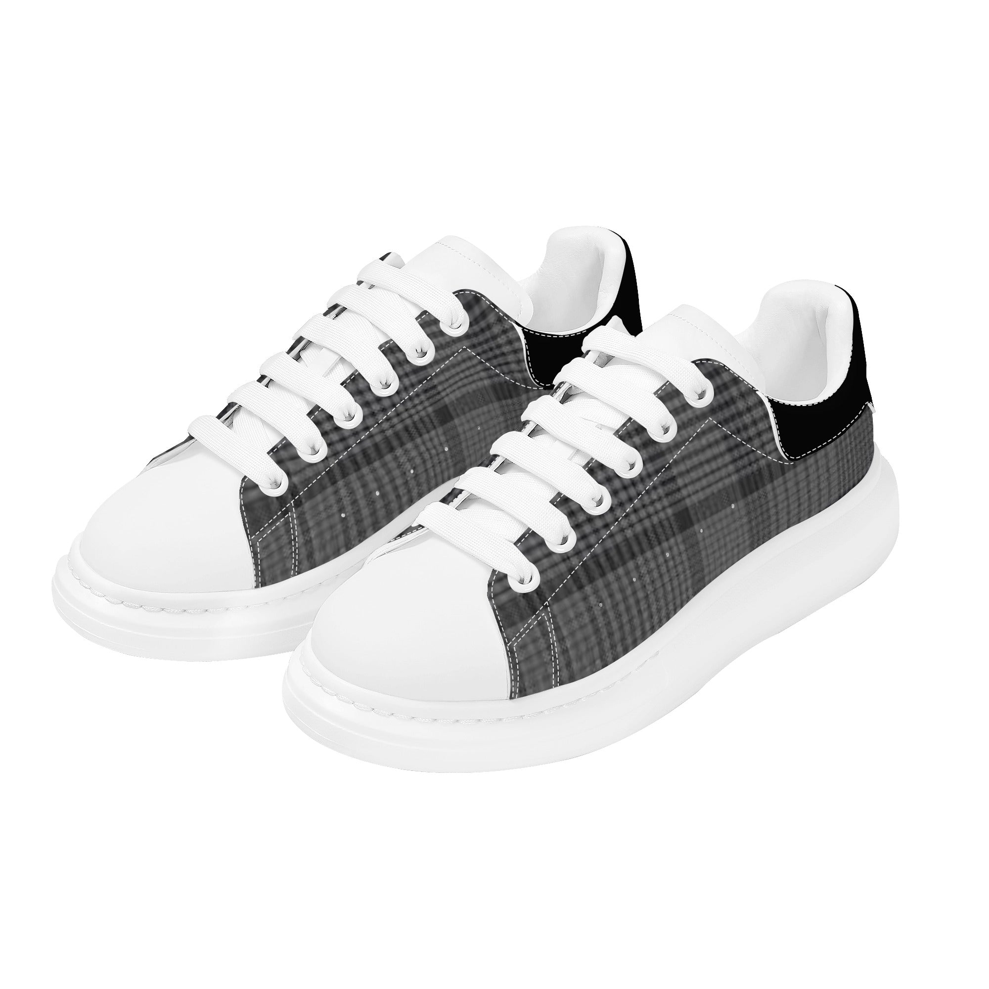 FZ Men's White Tongue Chunky Shoes - FZwear