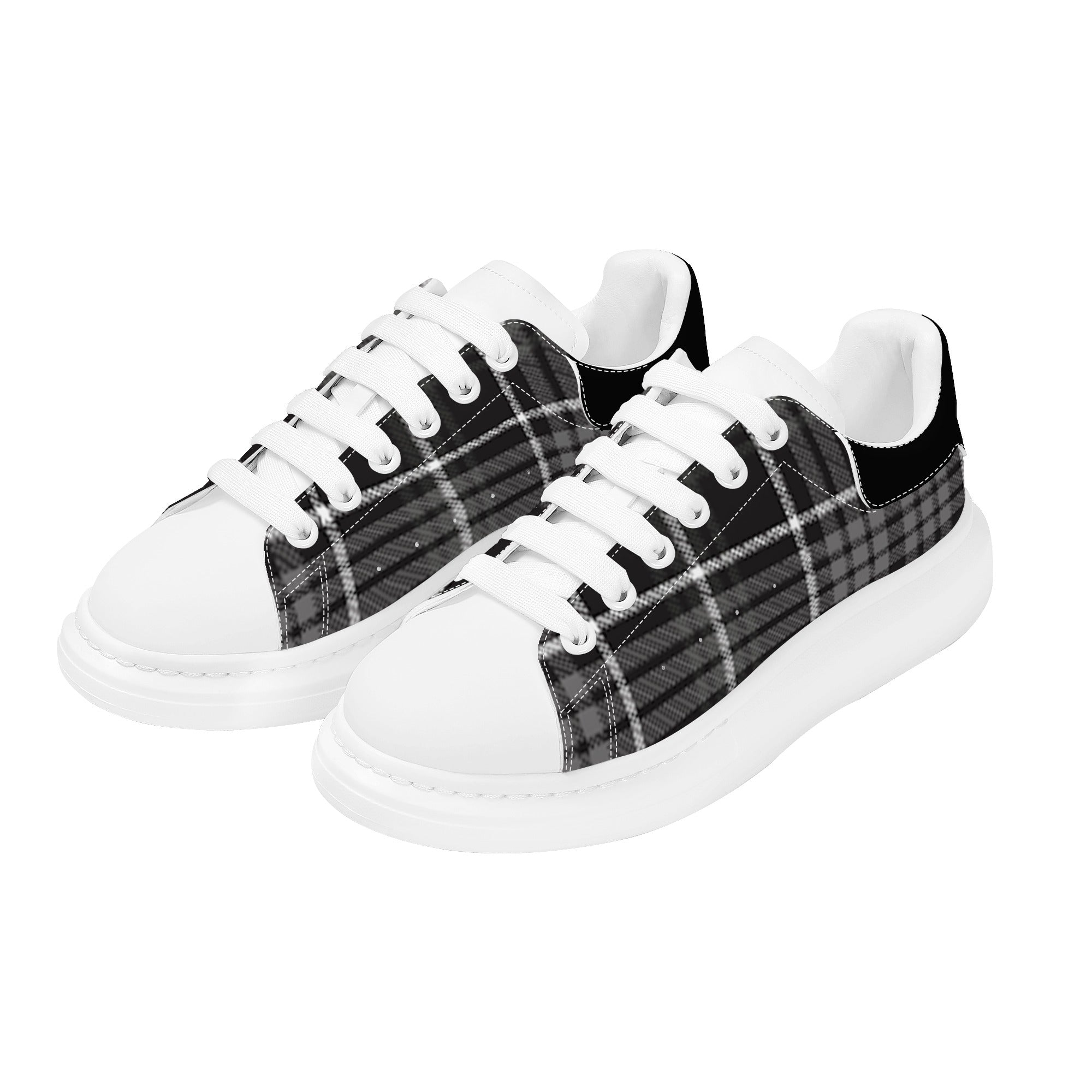 FZ Men's White Tongue Chunky Shoes - FZwear