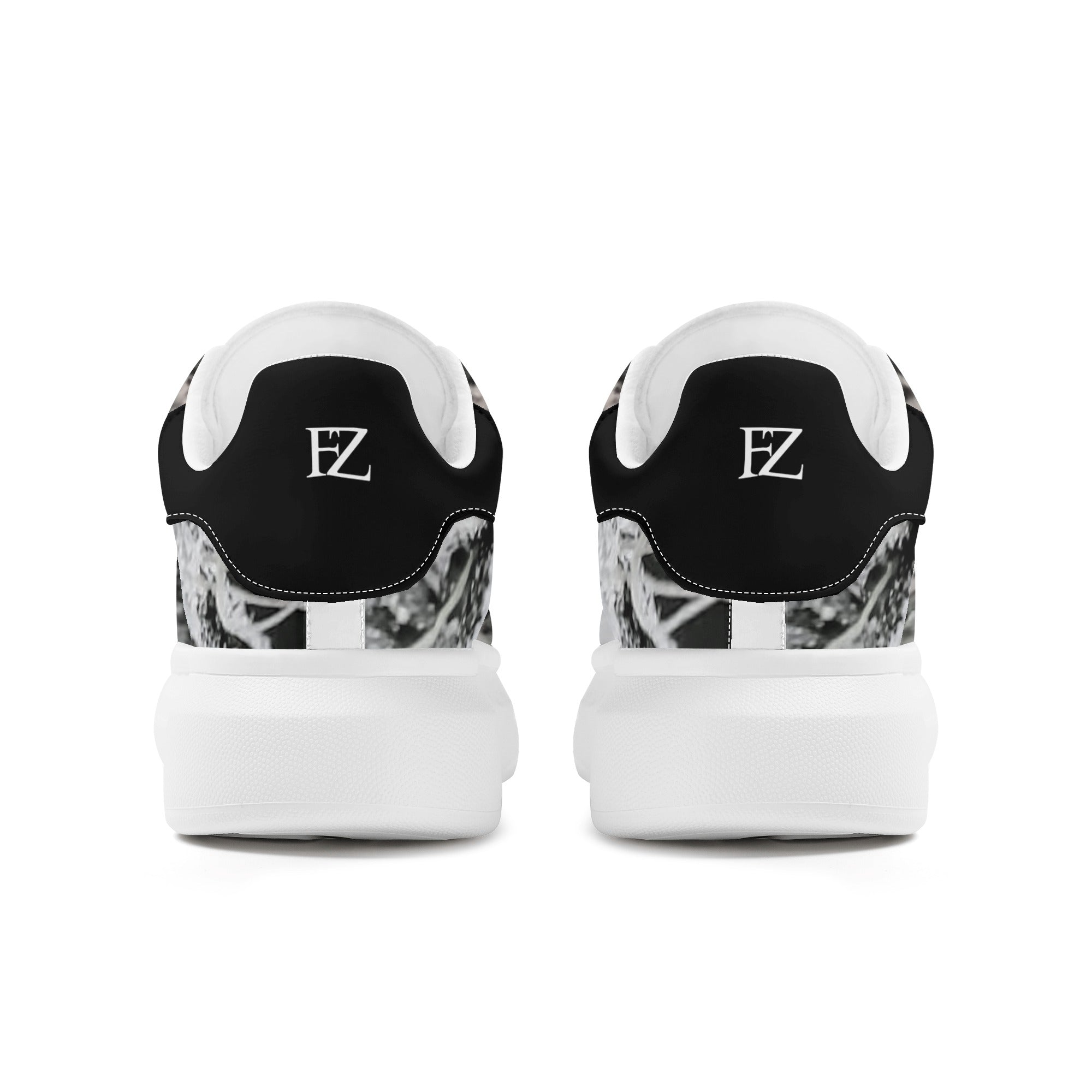 FZ Men's White Tongue Chunky Shoes - FZwear