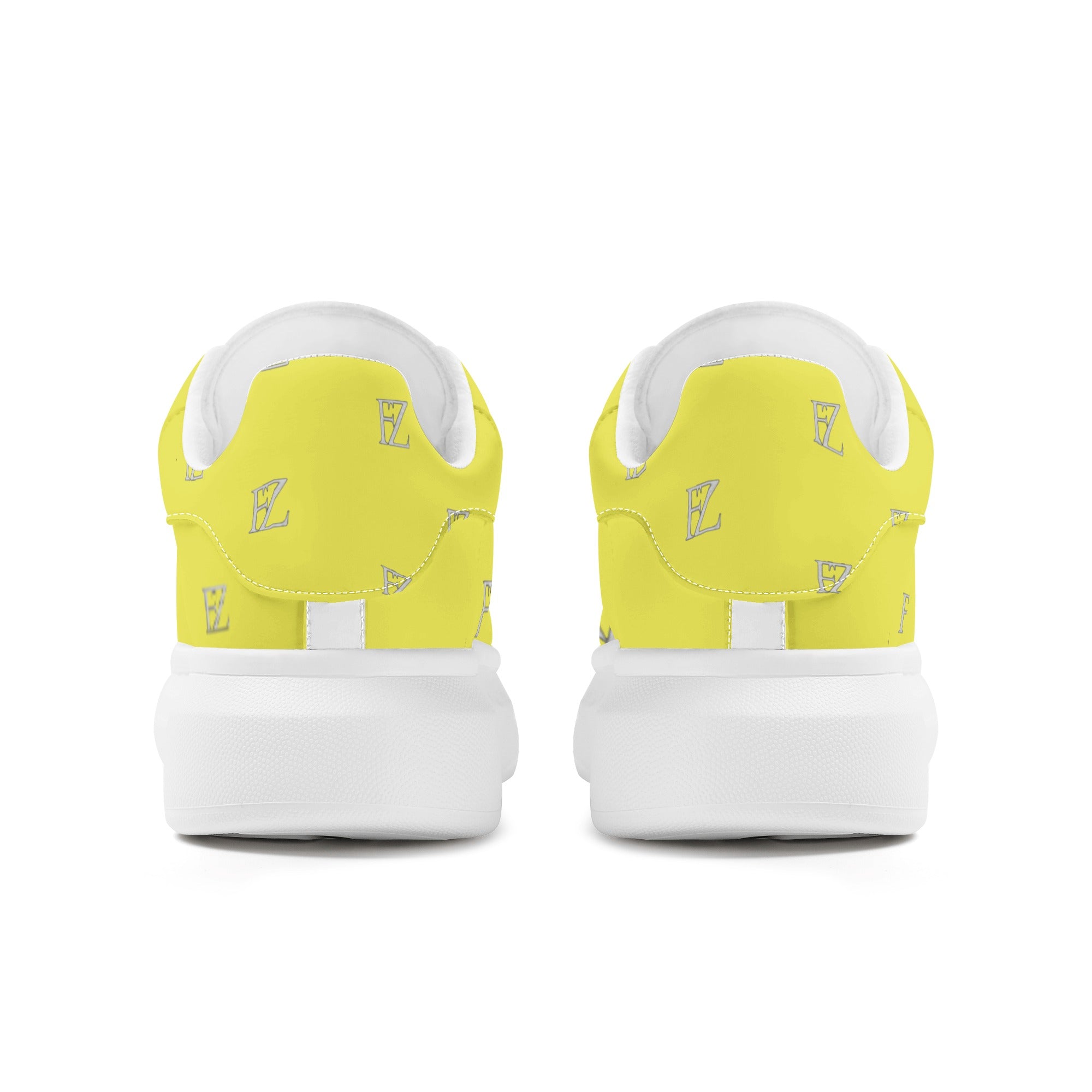 FZ Men's White Tongue Chunky Shoes - FZwear