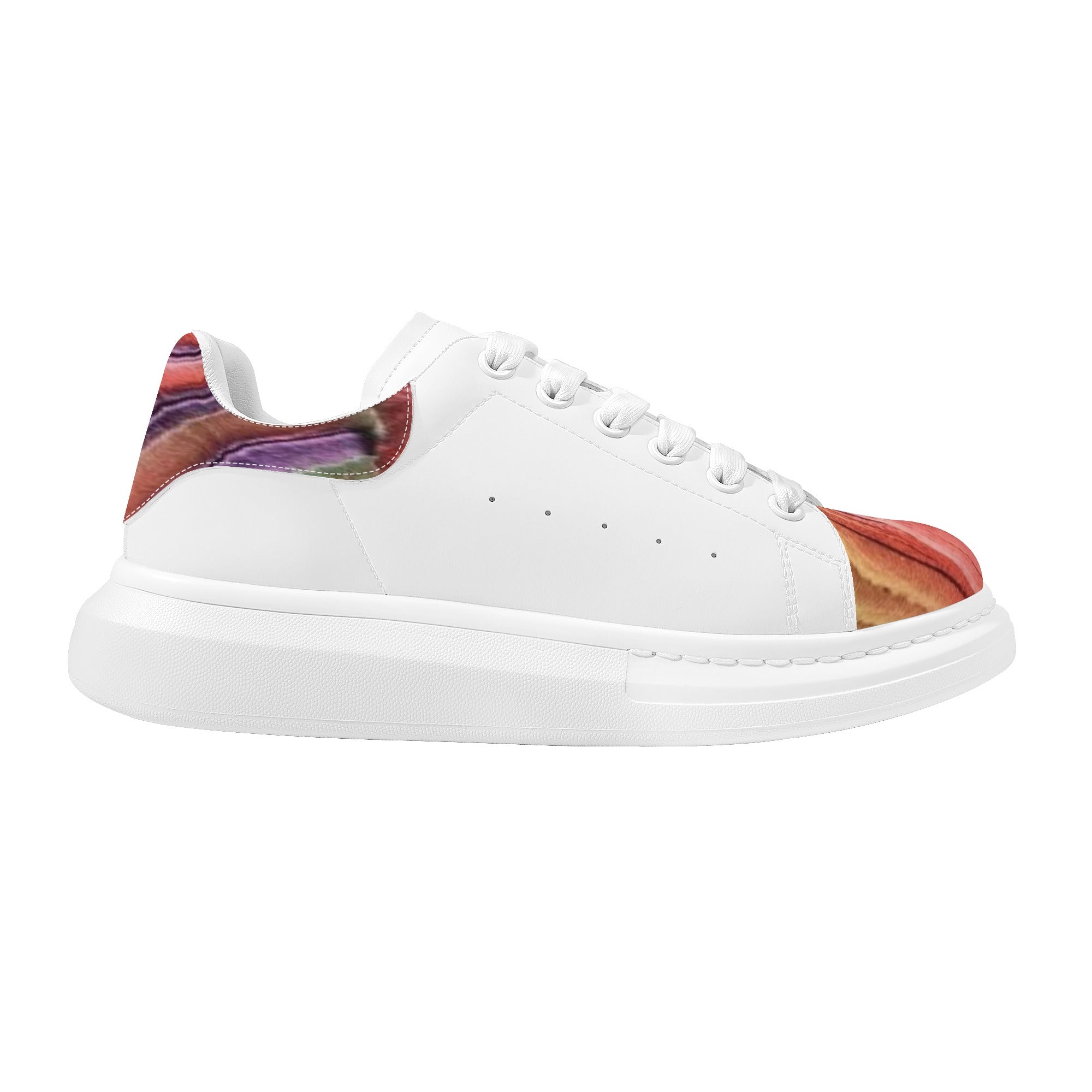 FZ Men's White Tongue Chunky Shoes - FZwear