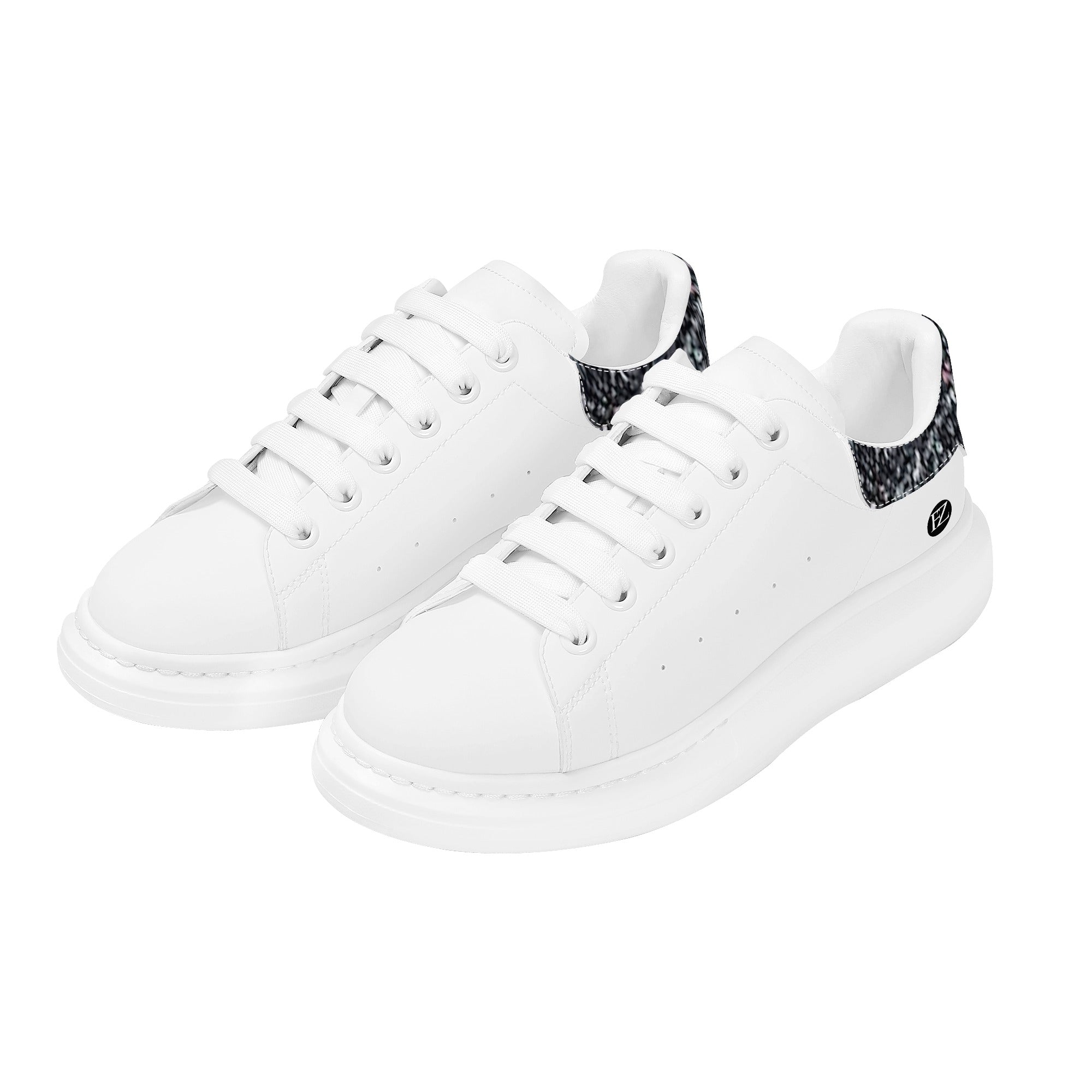 FZ Men's White Tongue Chunky Shoes - FZwear