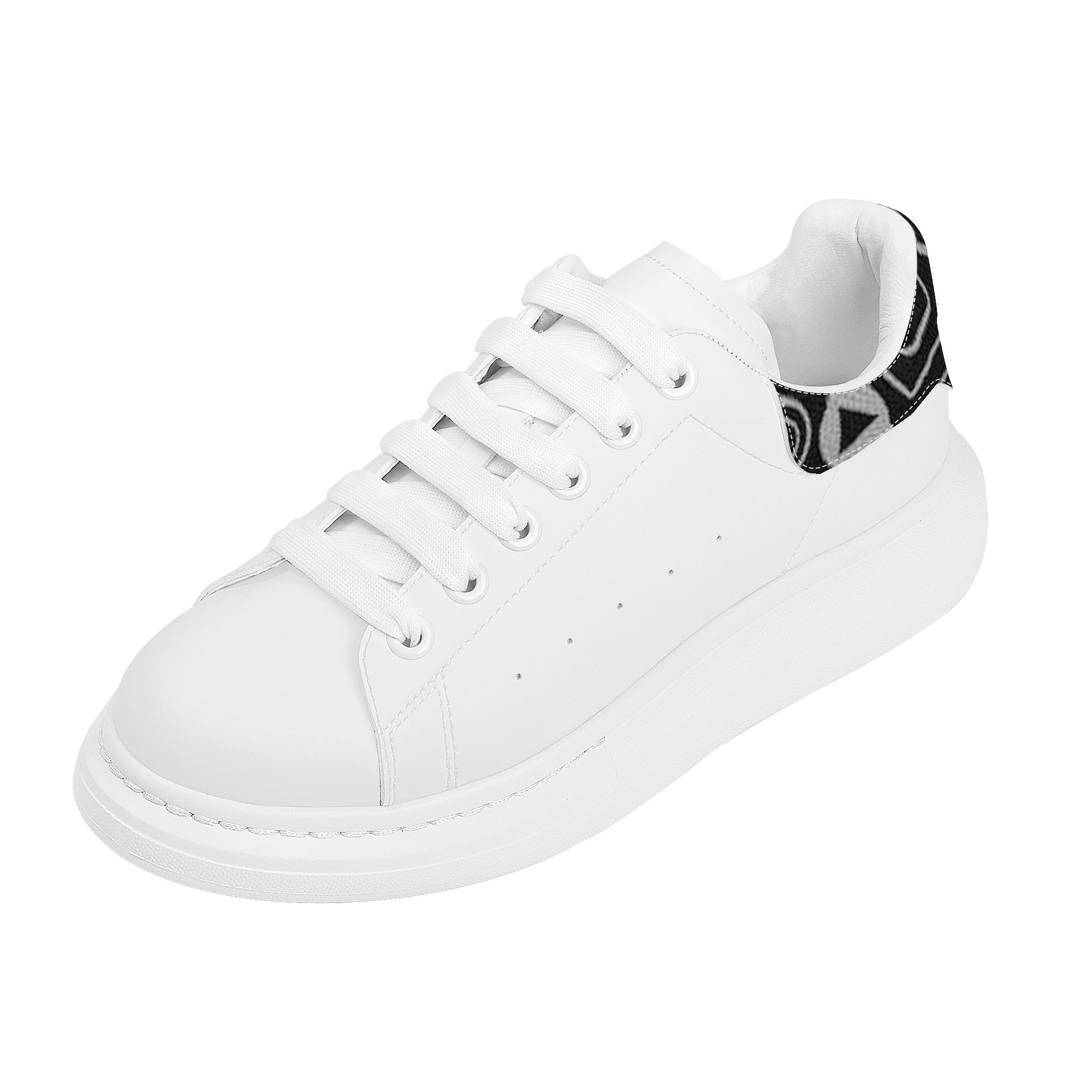 FZ Men's White Tongue Chunky Shoes - FZwear