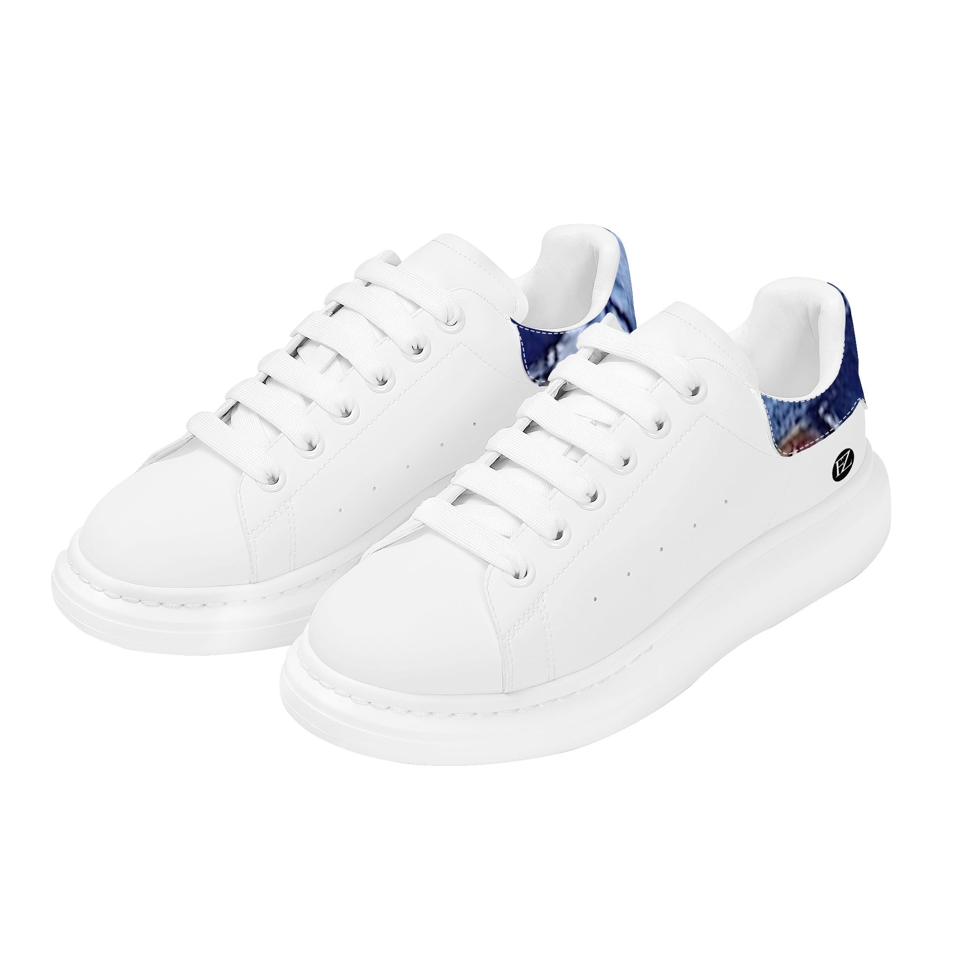 FZ Men's White Tongue Chunky Shoes - FZwear