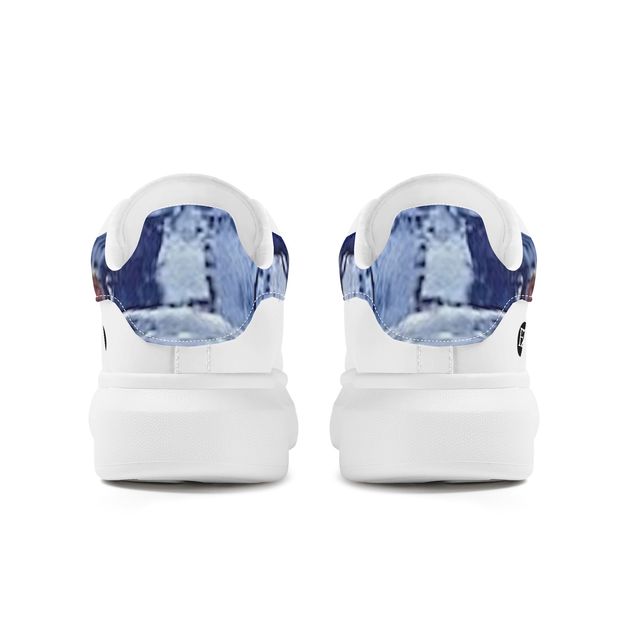 FZ Men's White Tongue Chunky Shoes - FZwear