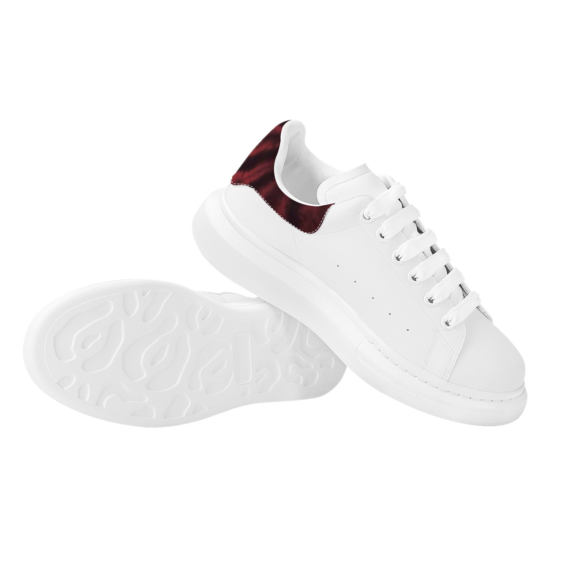 FZ Men's White Tongue Chunky Shoes - FZwear