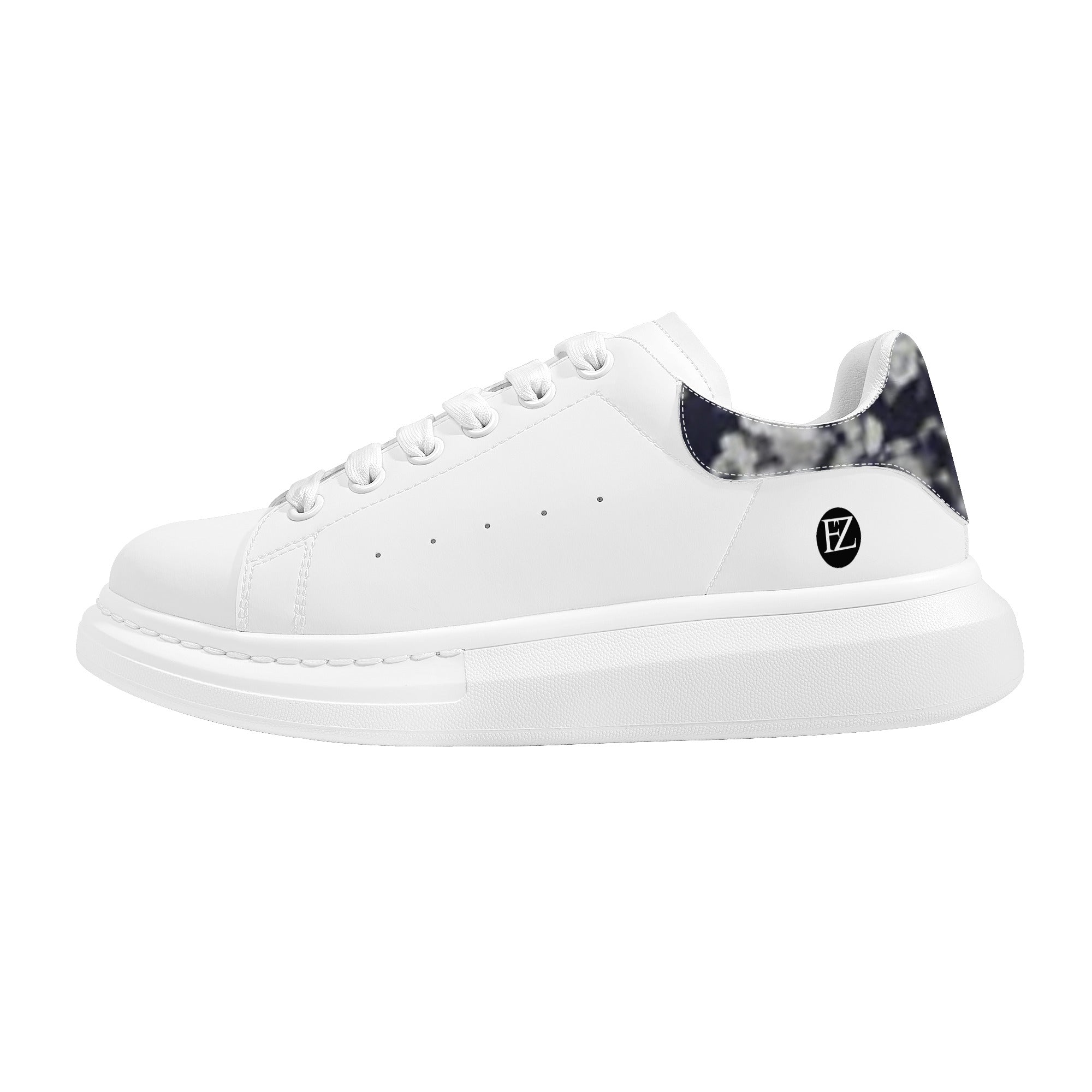 FZ Men's White Tongue Chunky Shoes - FZwear