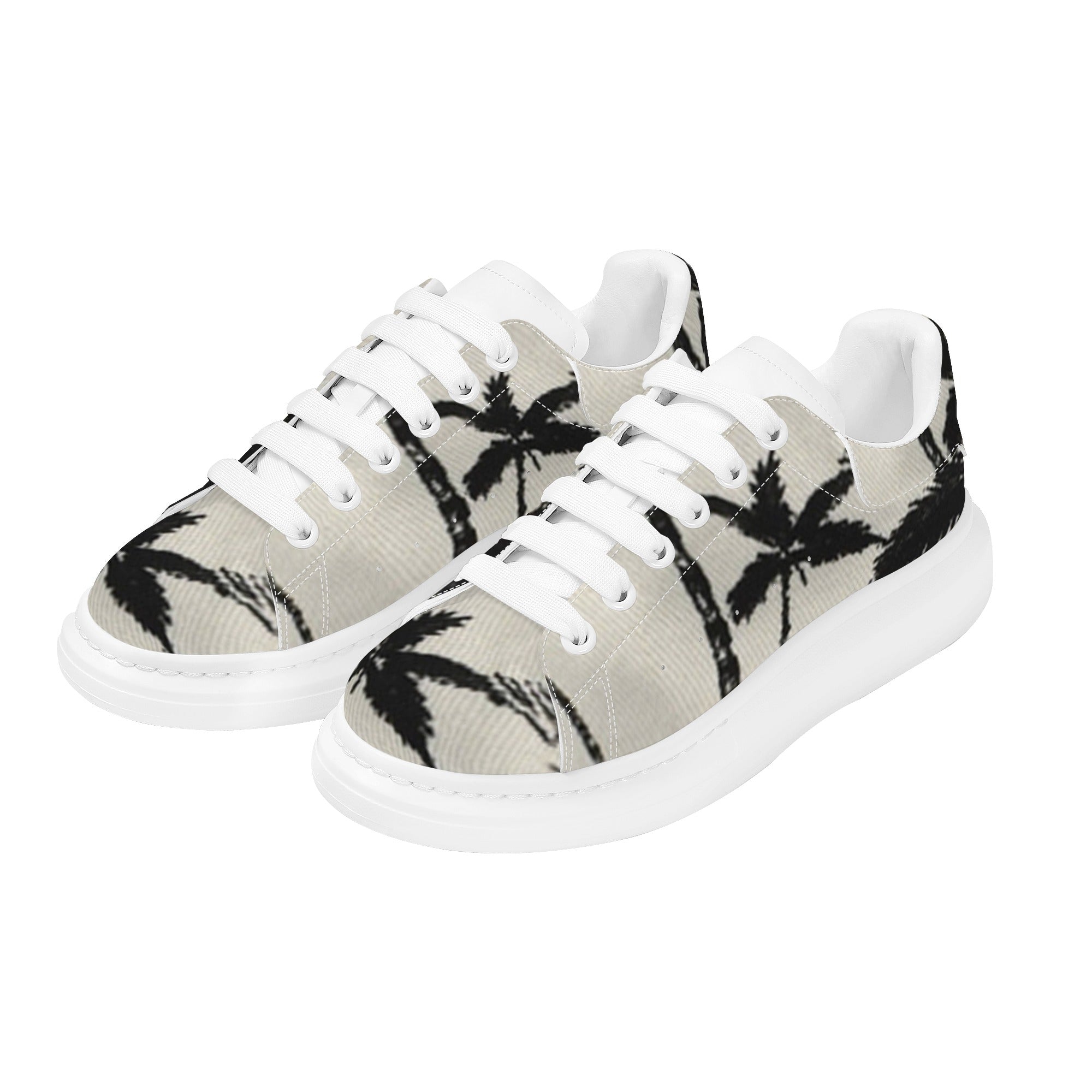 FZ Men's White Tongue Chunky Shoes - FZwear