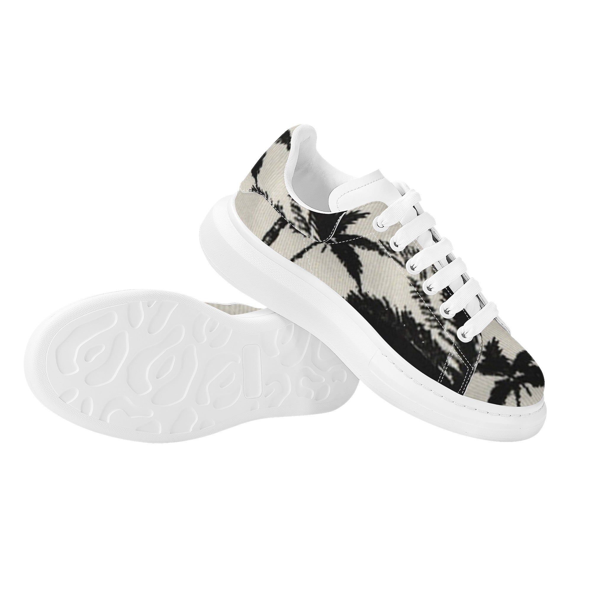 FZ Men's White Tongue Chunky Shoes - FZwear