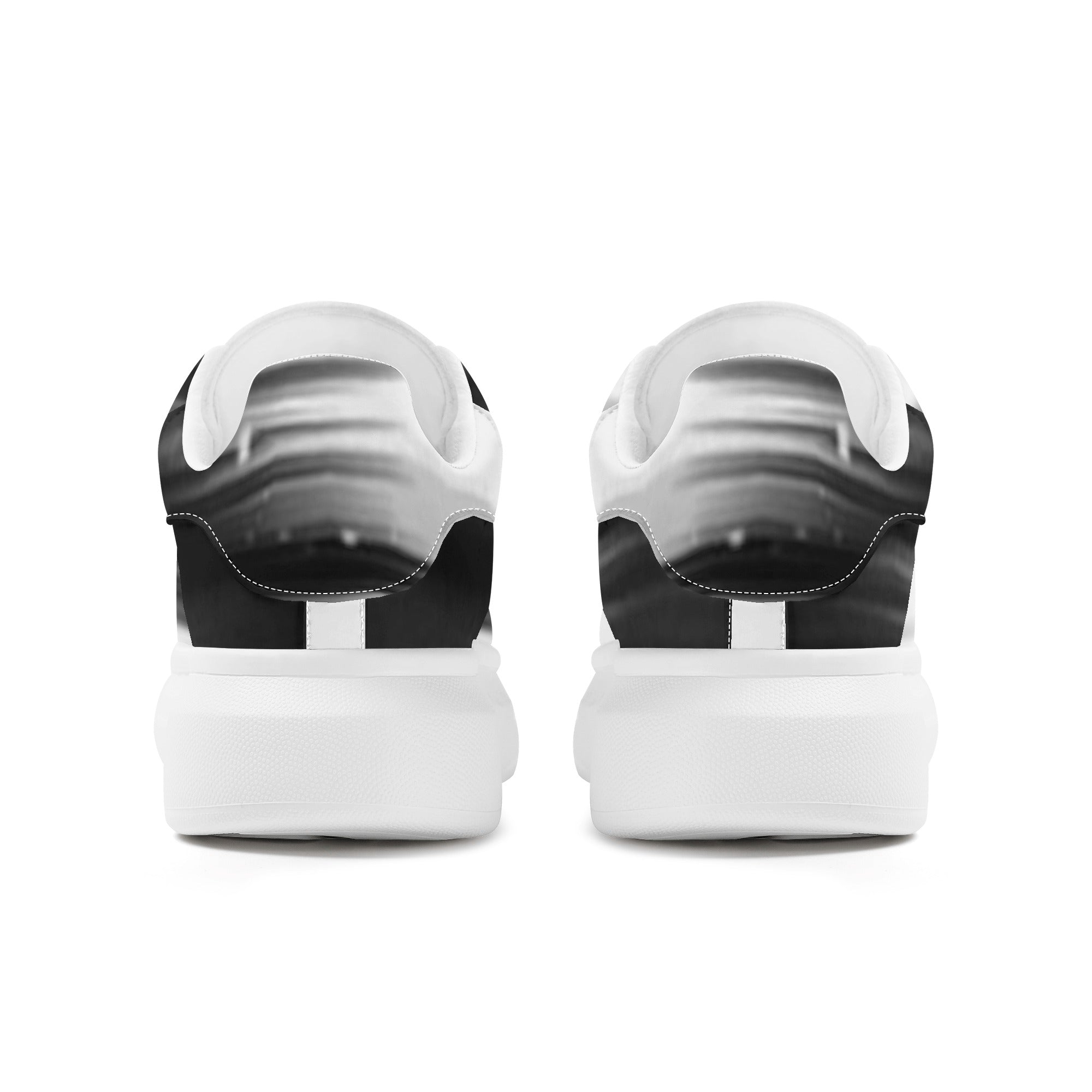 FZ Women's White Tongue Low Top Chunky Shoes - FZwear