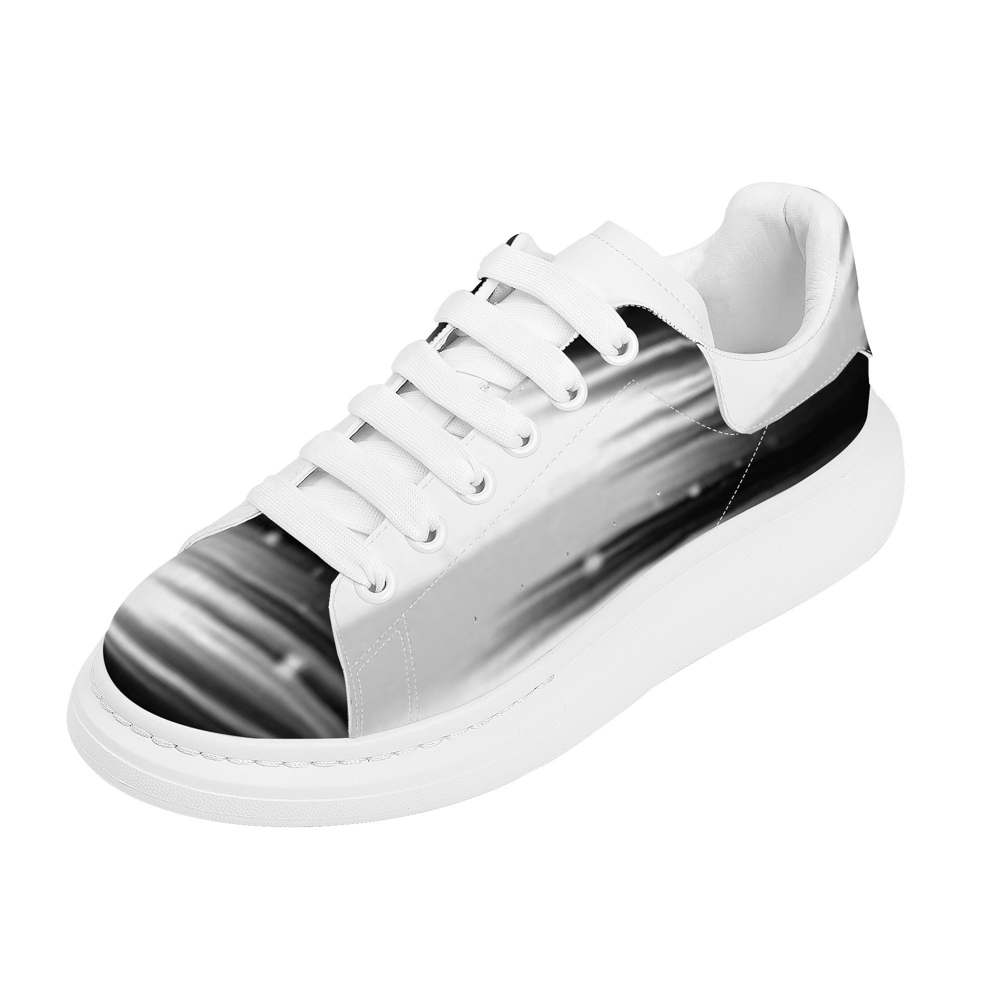 FZ Men's White Tongue Chunky Shoes - FZwear