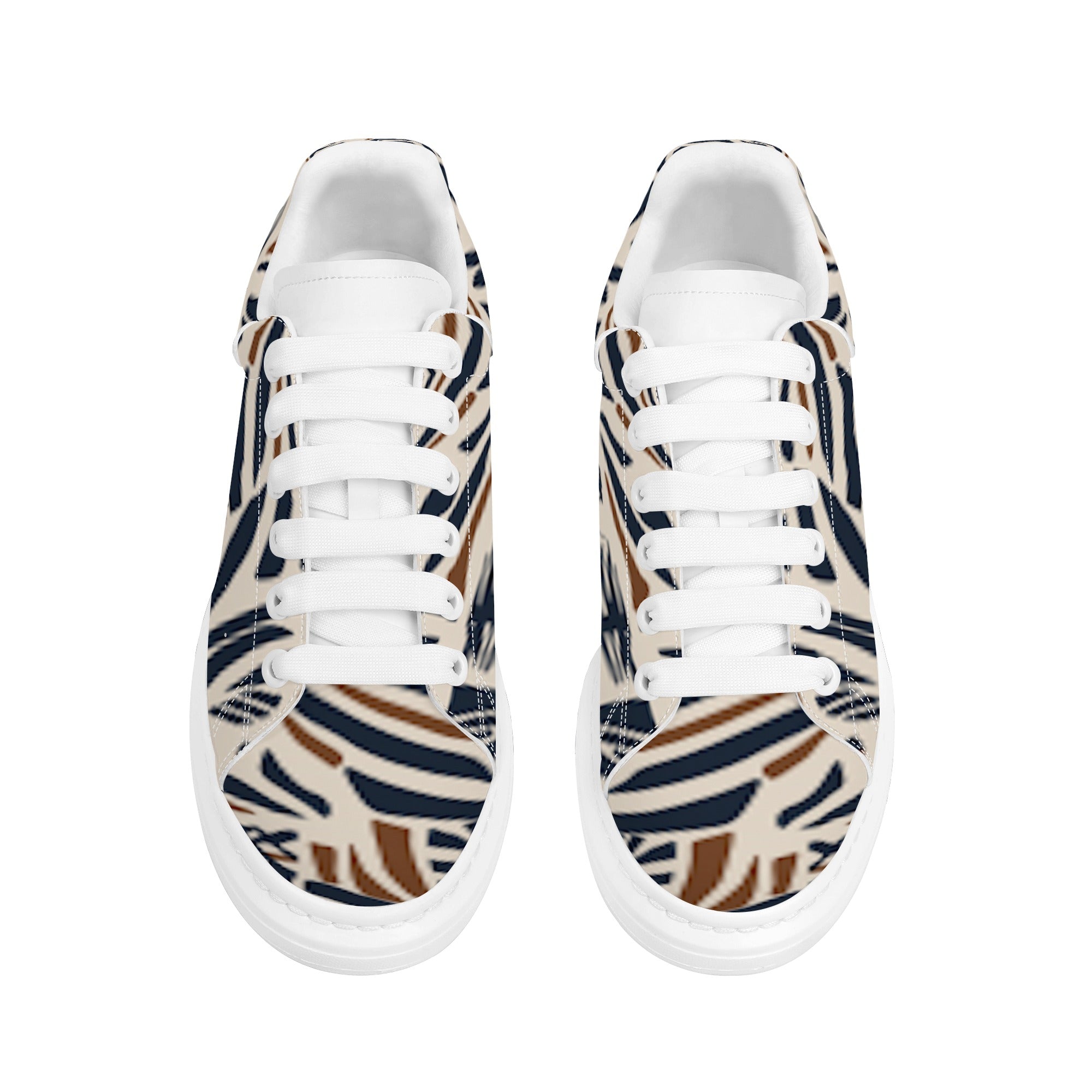 FZ Men's White Tongue Chunky Shoes - FZwear