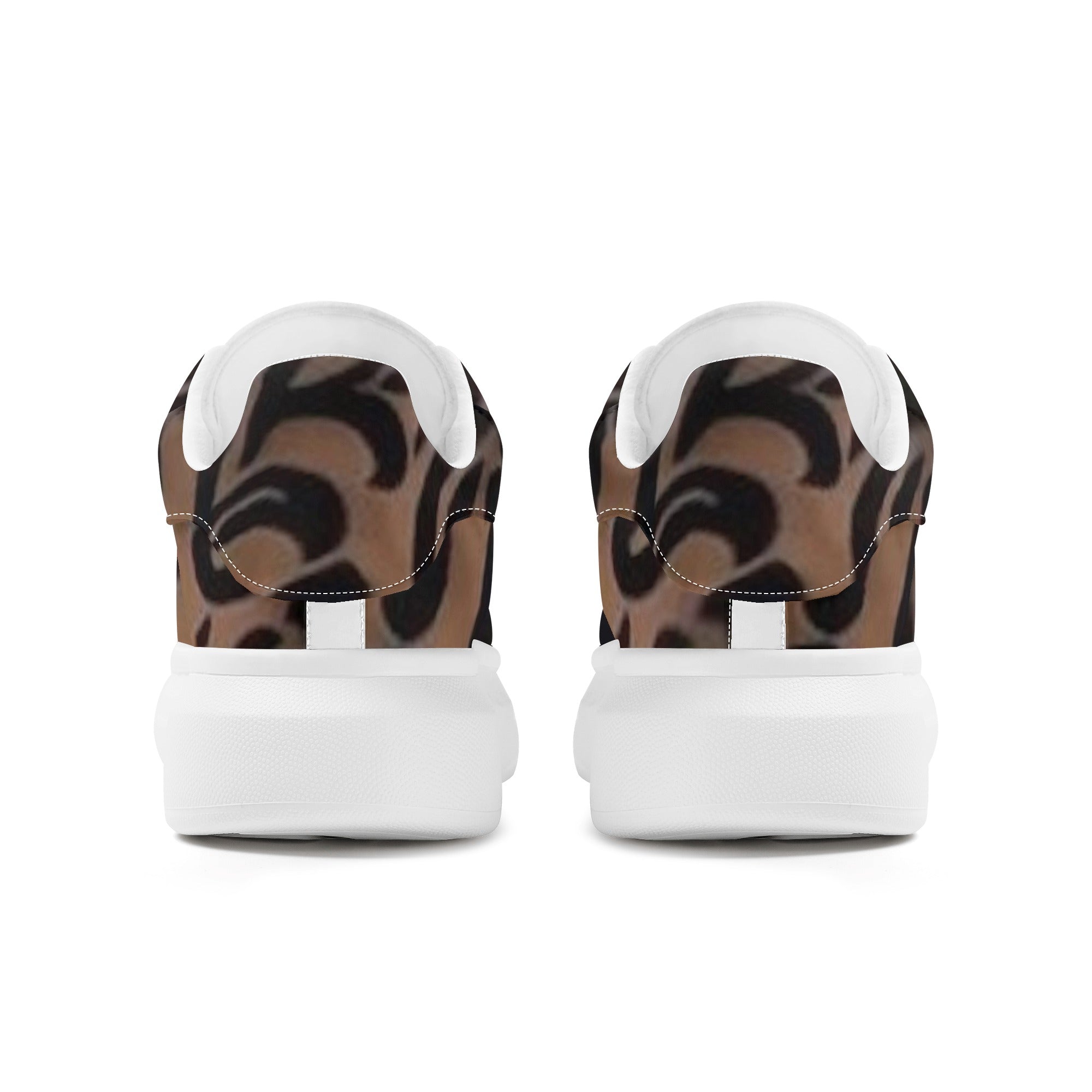 FZ Women's White Tongue Low Top Chunky Shoes - FZwear