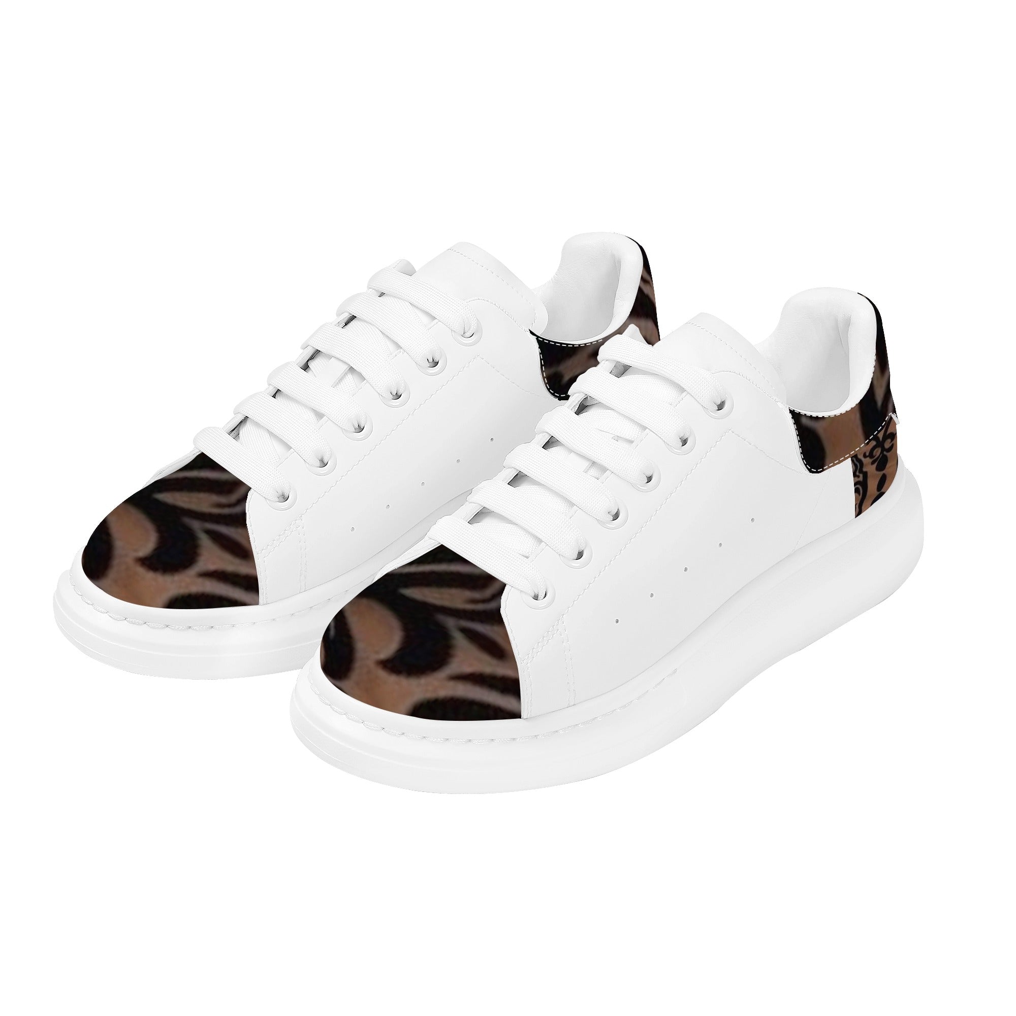 FZ Mens White Tongue Chunky Shoes - FZwear