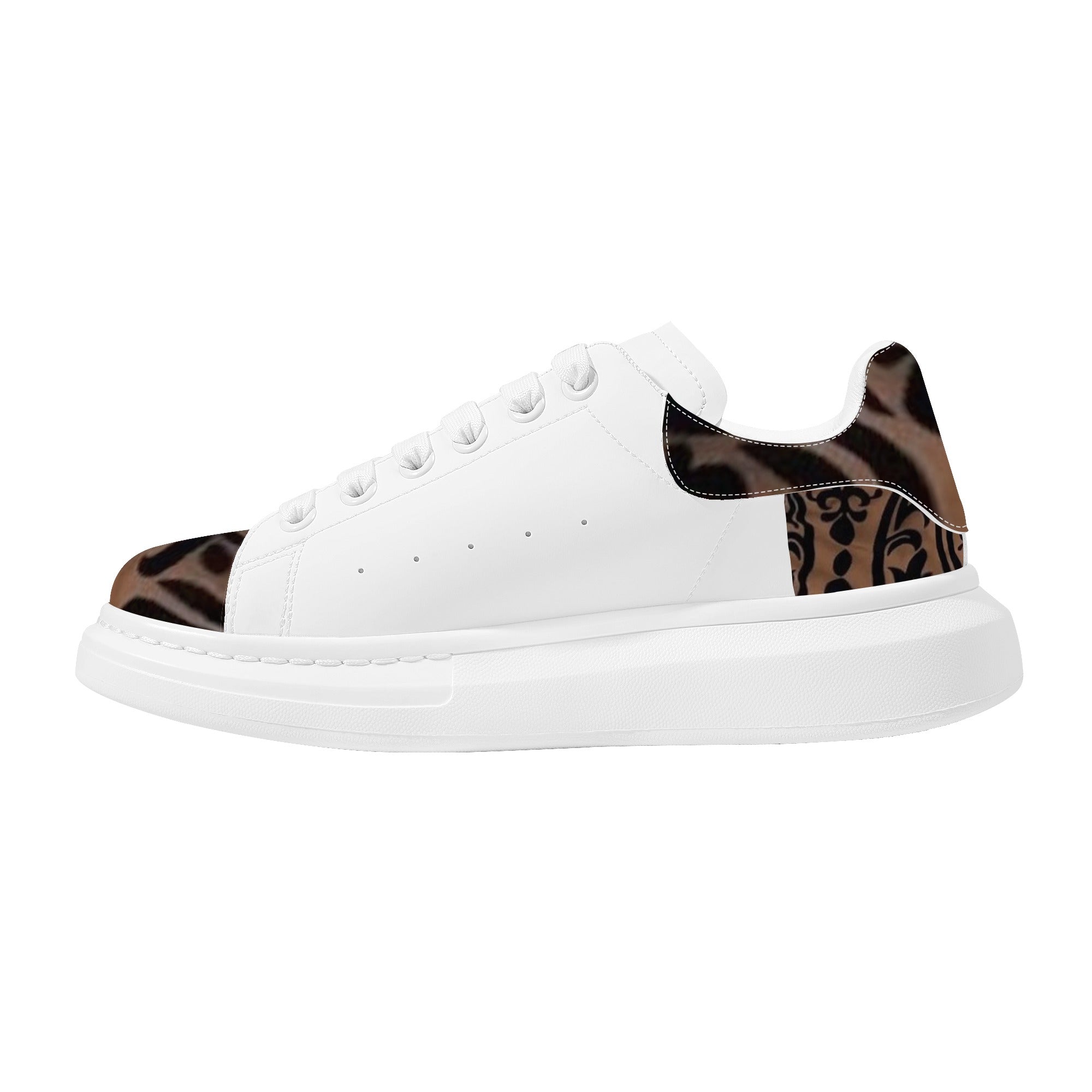 FZ Mens White Tongue Chunky Shoes - FZwear