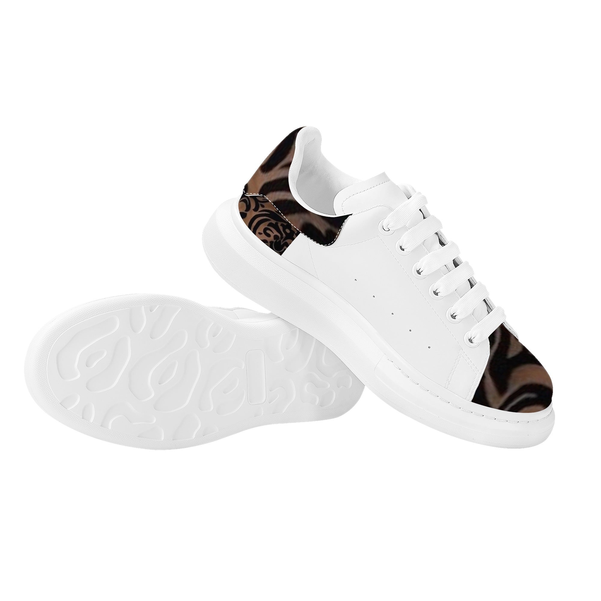 FZ Mens White Tongue Chunky Shoes - FZwear