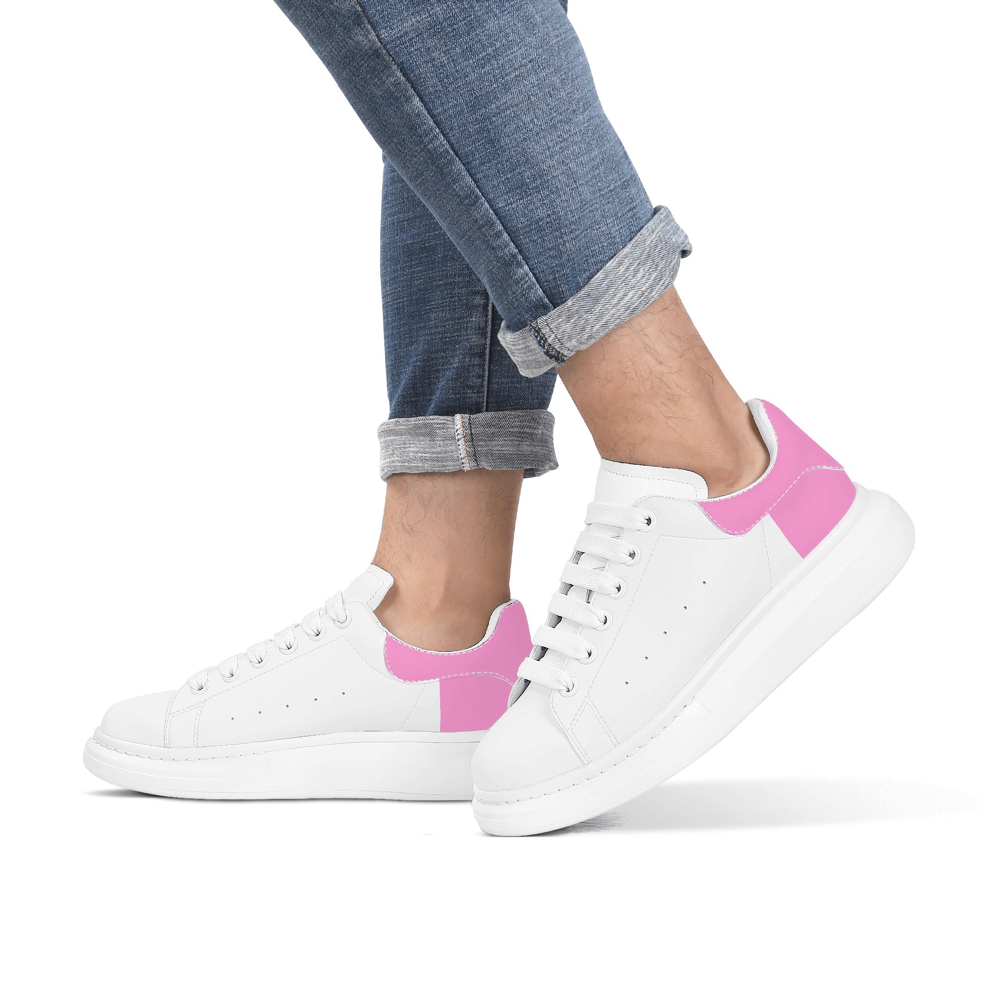 FZ Mens White Tongue Chunky Shoes - FZwear