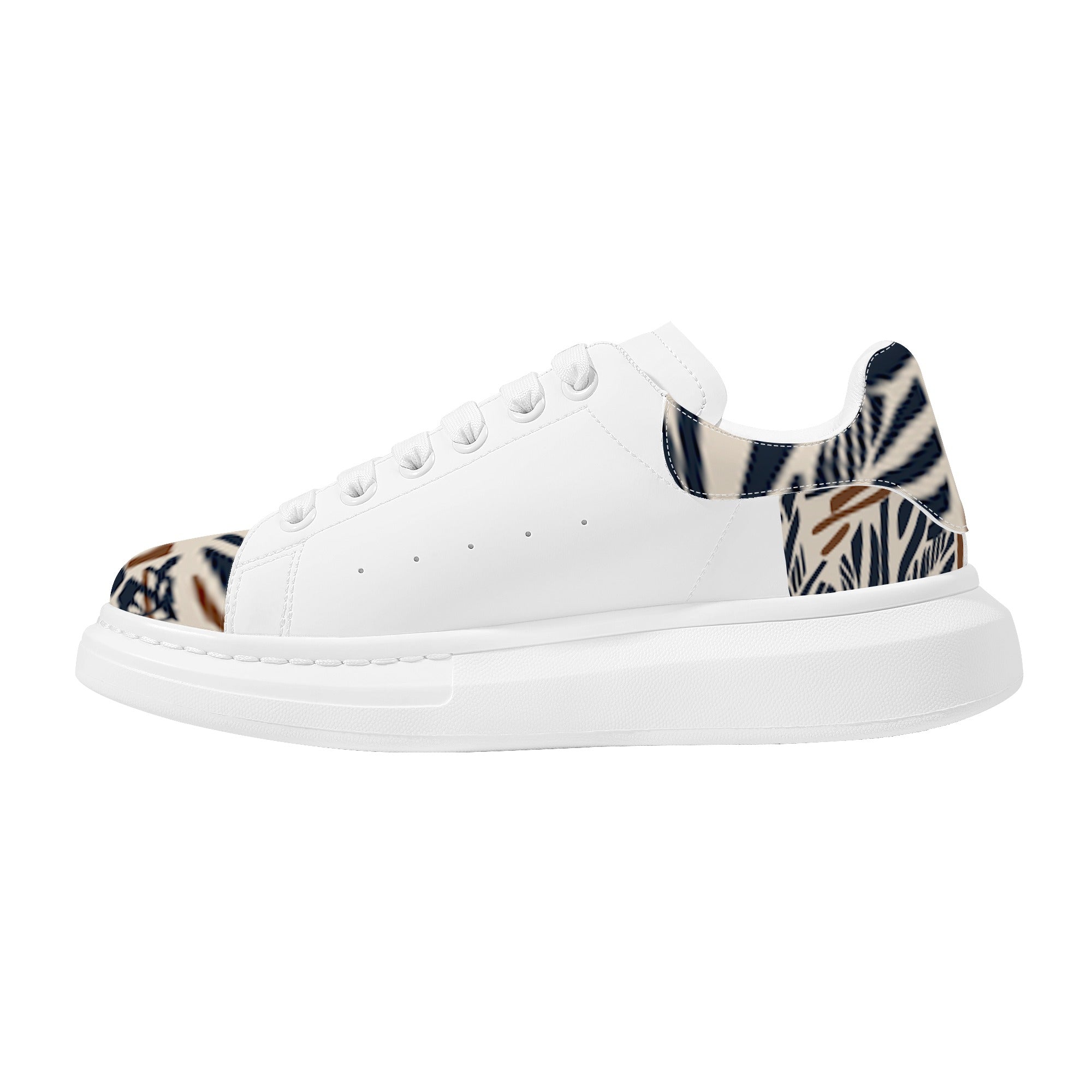 FZ Mens White Tongue Chunky Shoes - FZwear