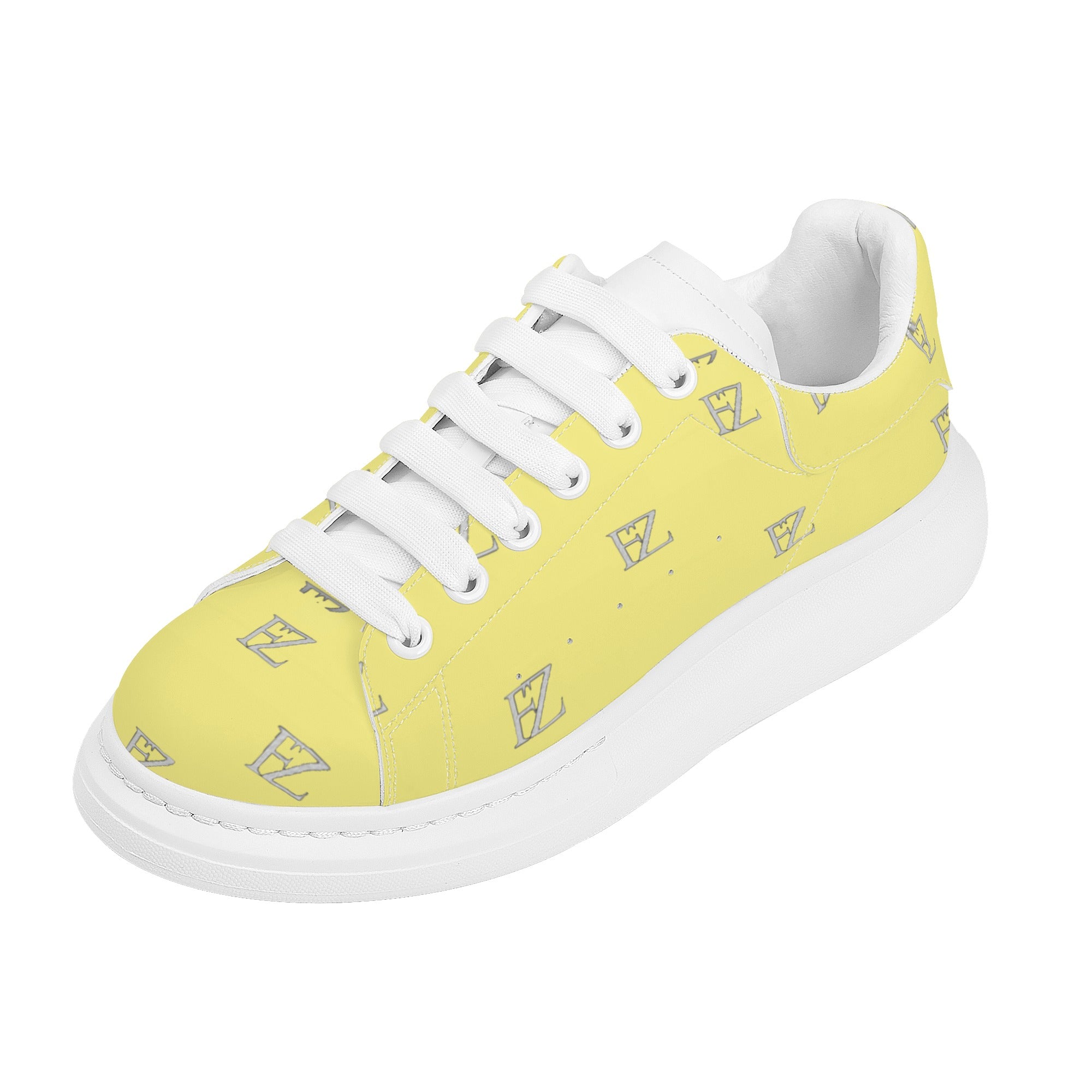 FZ Mens White Tongue Chunky Shoes - FZwear