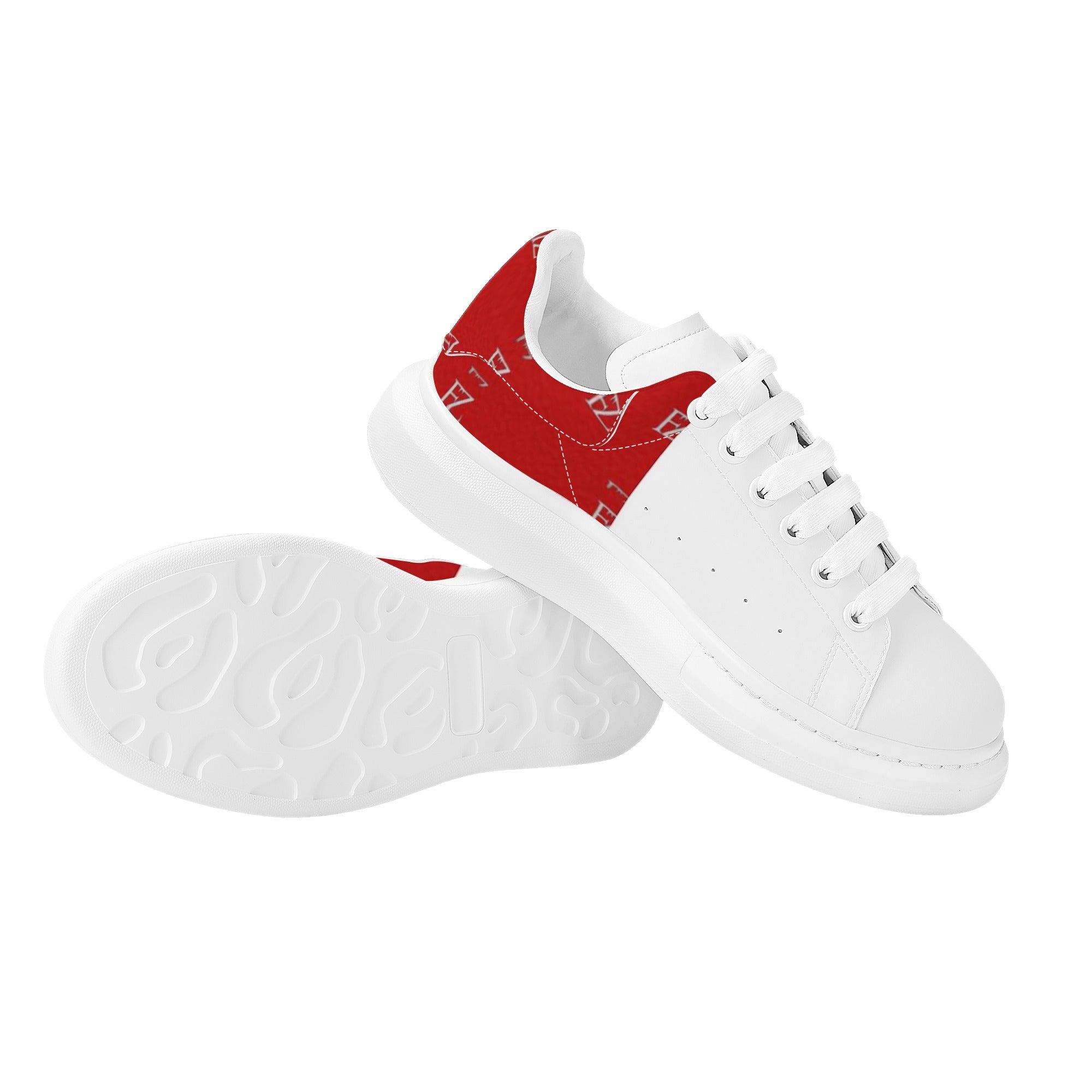 FZ Mens White Tongue Chunky Shoes - FZwear