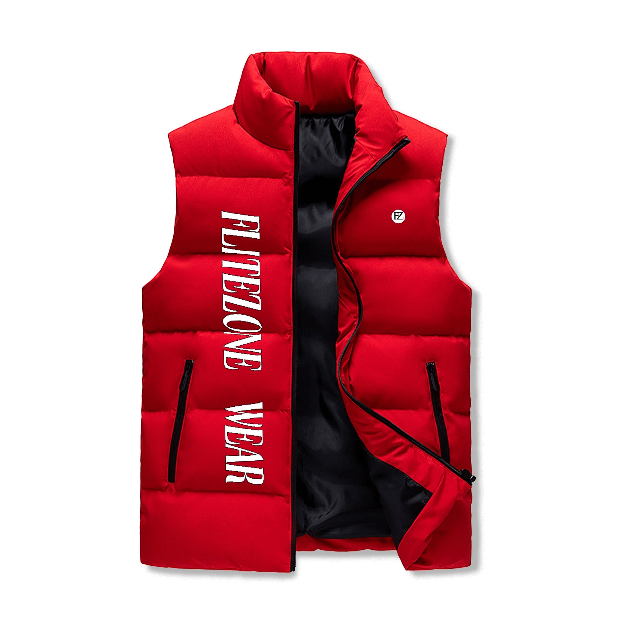 FZ Mens Warm Stand Collar Zip Up Puffer Jacket - FZwear