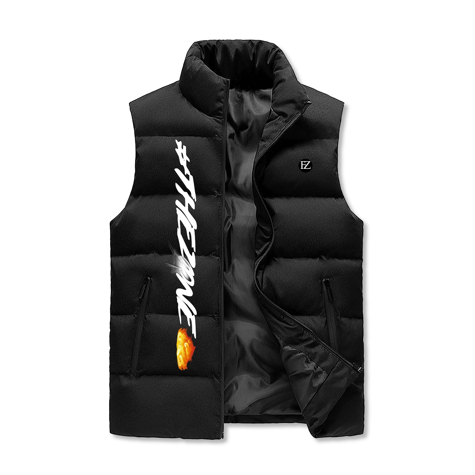 FZ Mens Warm Stand Collar Zip Up Puffer Jacket - FZwear