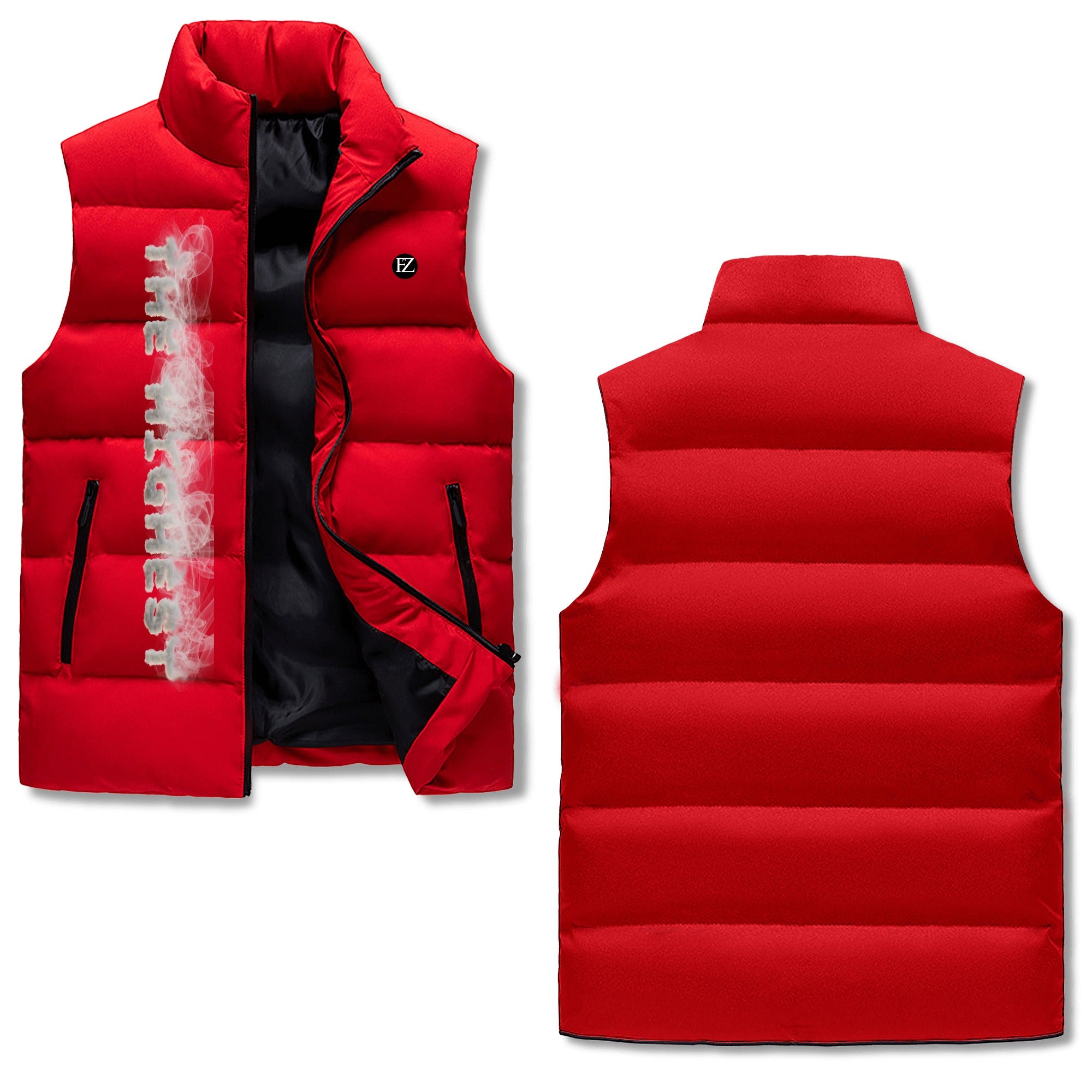 FZ Mens Warm Stand Collar Zip Up Puffer Jacket - FZwear