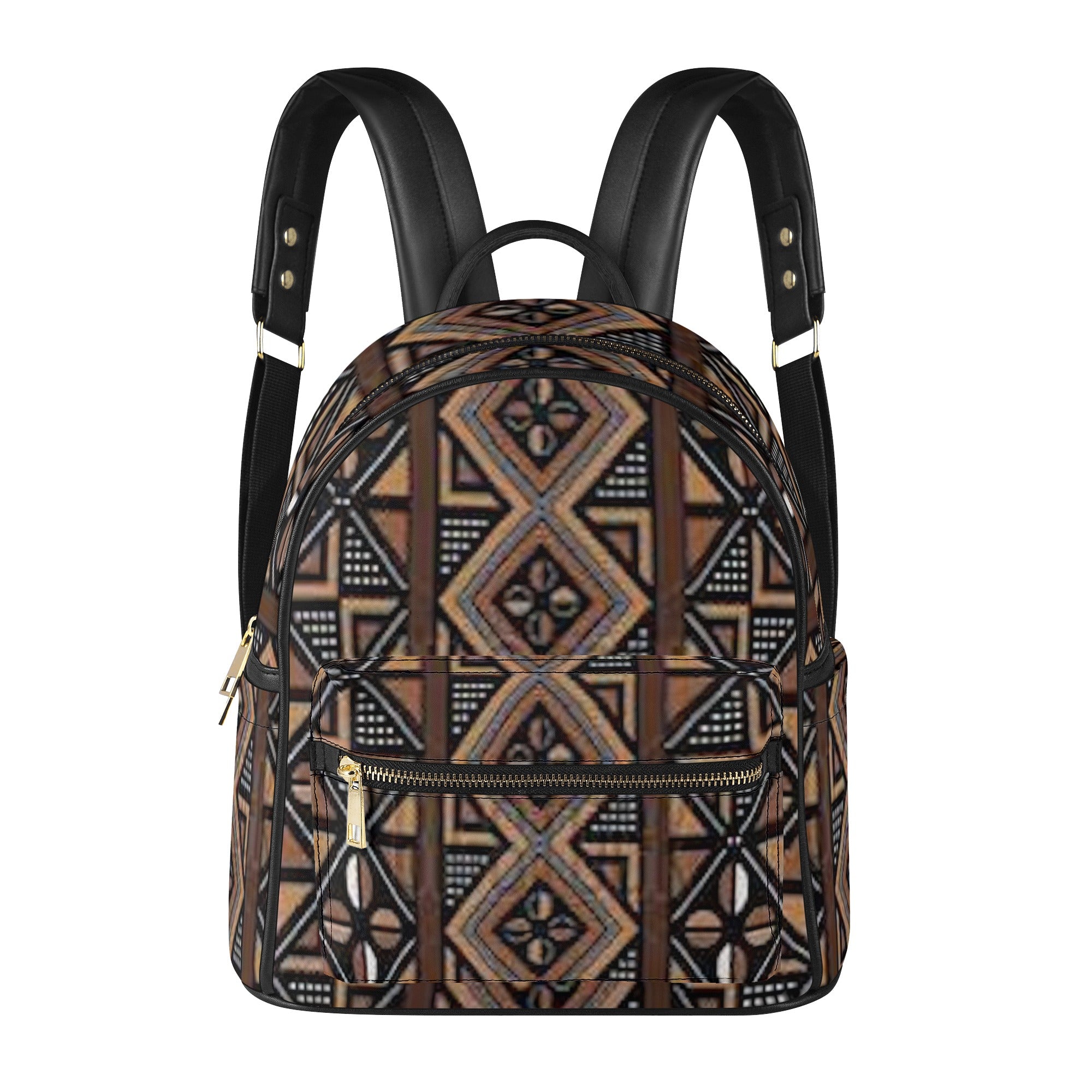FZ Women's African Print Casual PU Backpack - FZwear