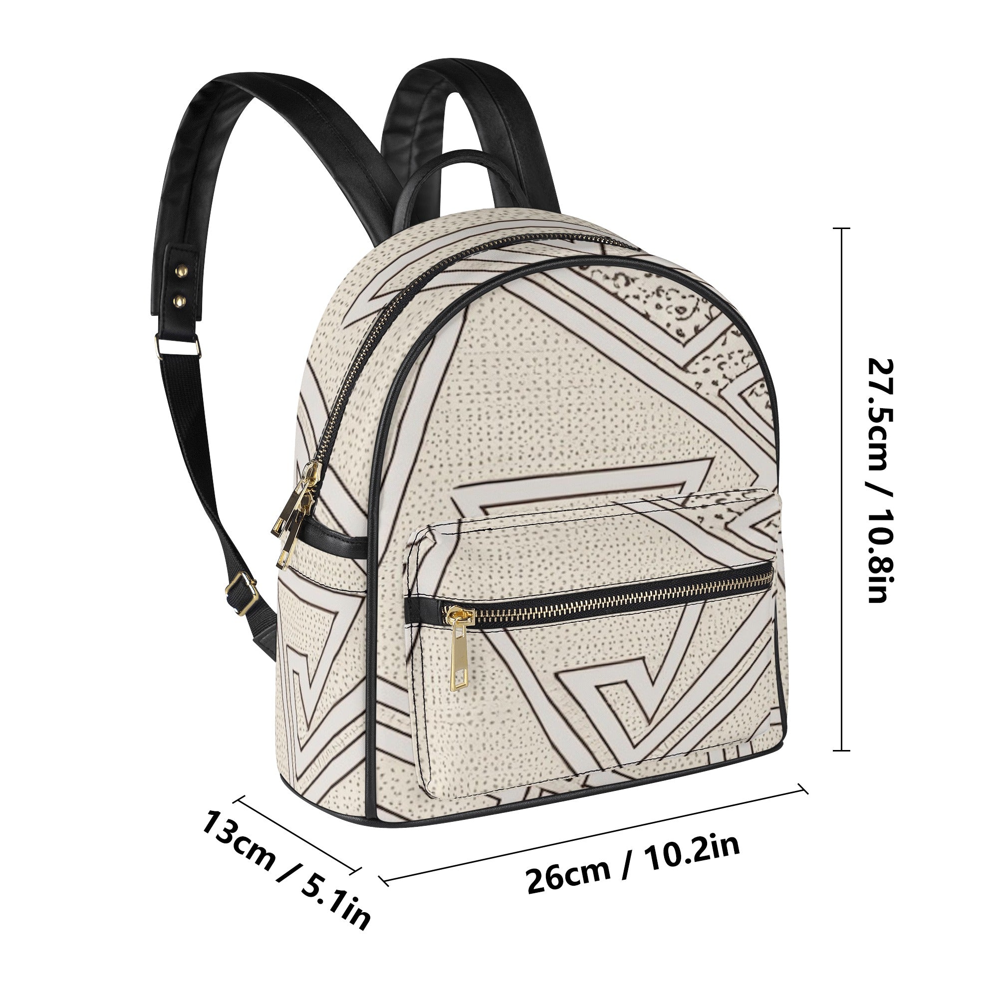 FZ African Print Casual PU Backpack - FZwear