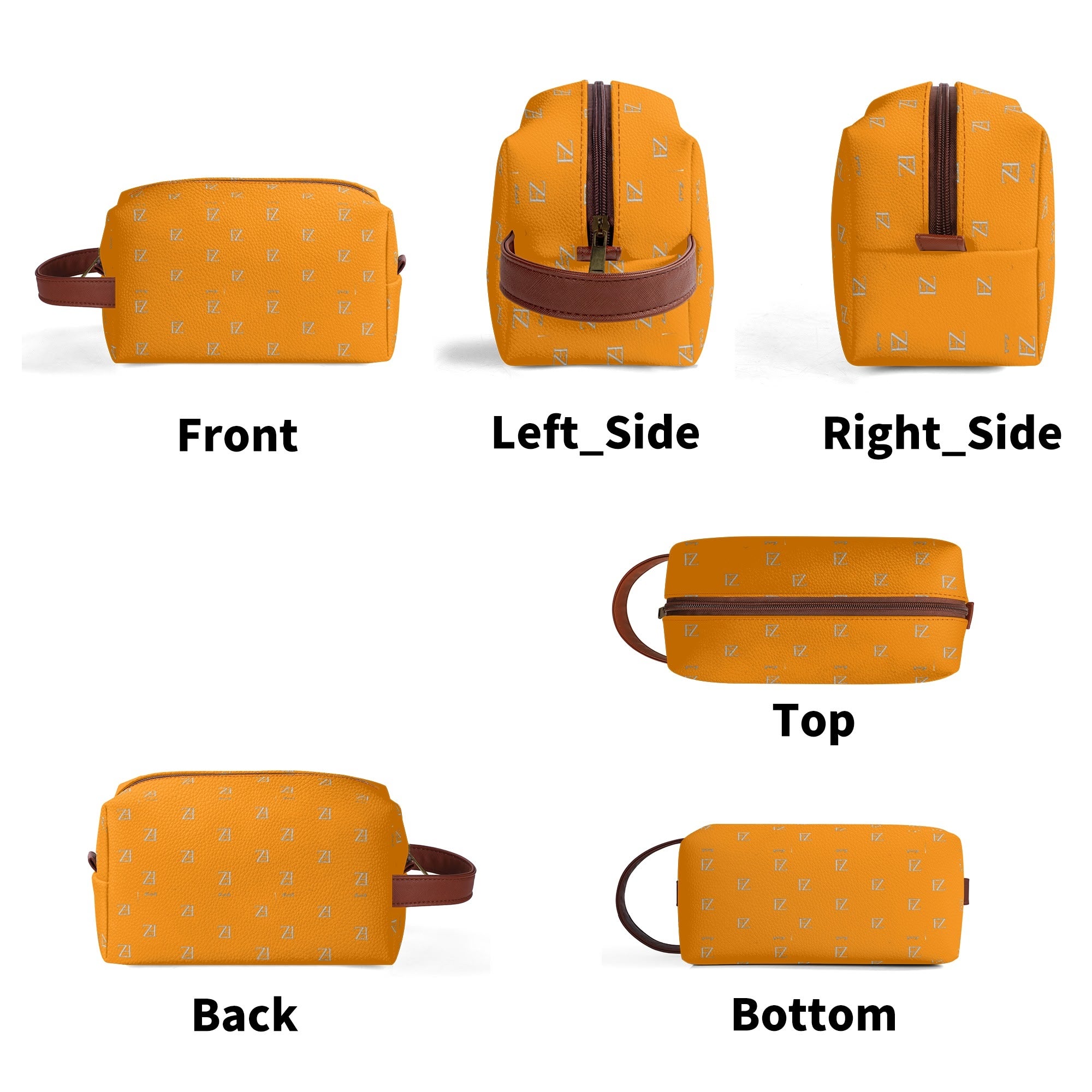 FZ Travel PU Leather Toiletry Bag