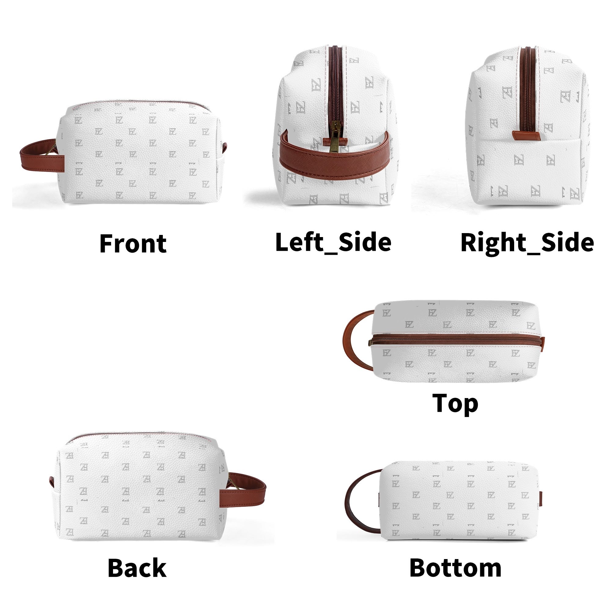 FZ Travel PU Leather Toiletry Bag