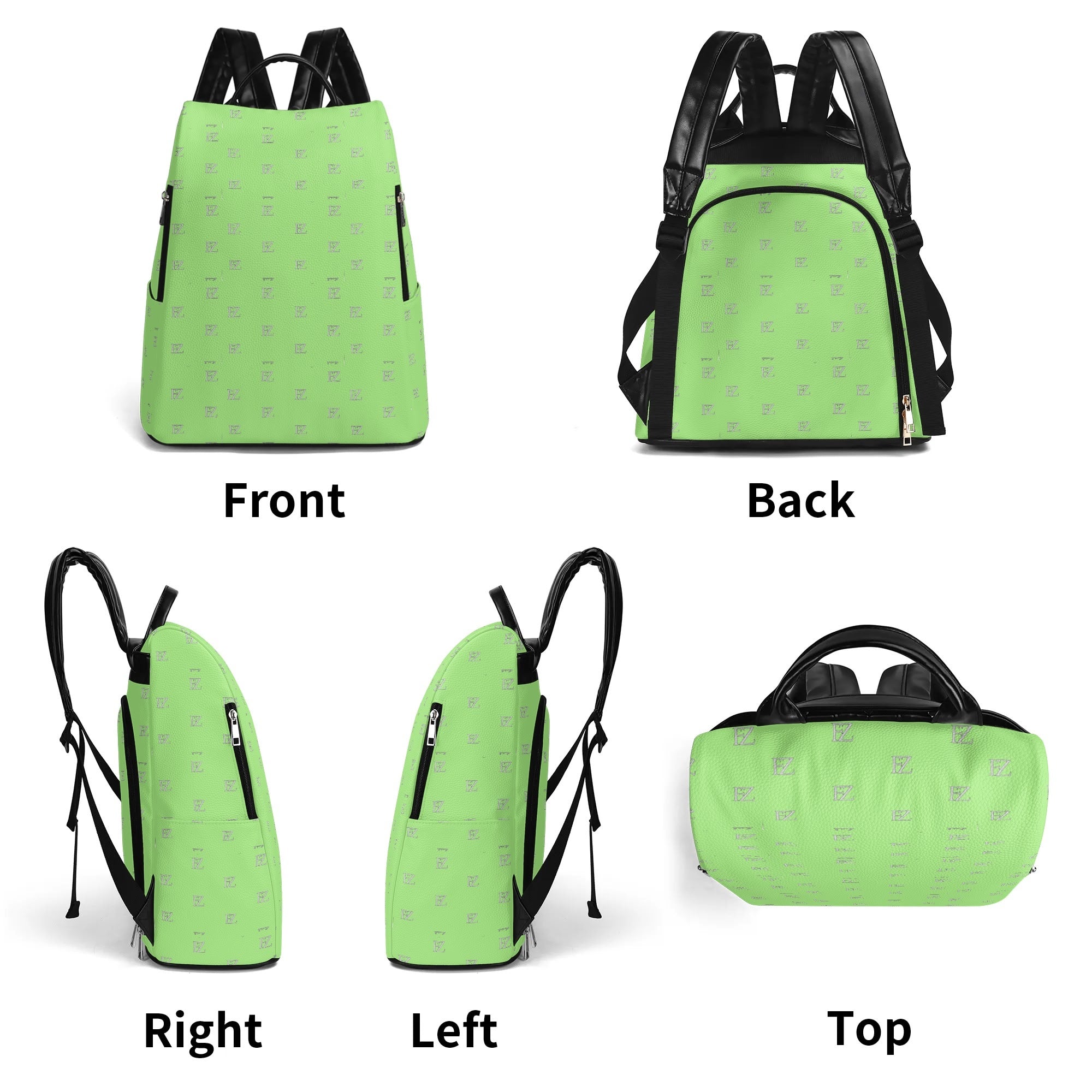 FZ PU Daypack Anti-theft Backpack