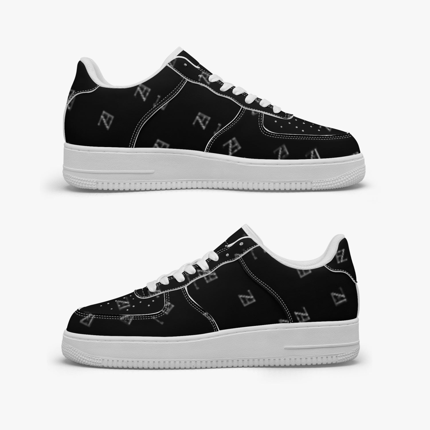 FZ Unisex Low-Top Leather Sports Sneakers - FZwear