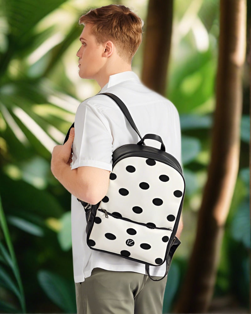FZ WEAR DOT Classic Faux Leather Backpack - FZwear