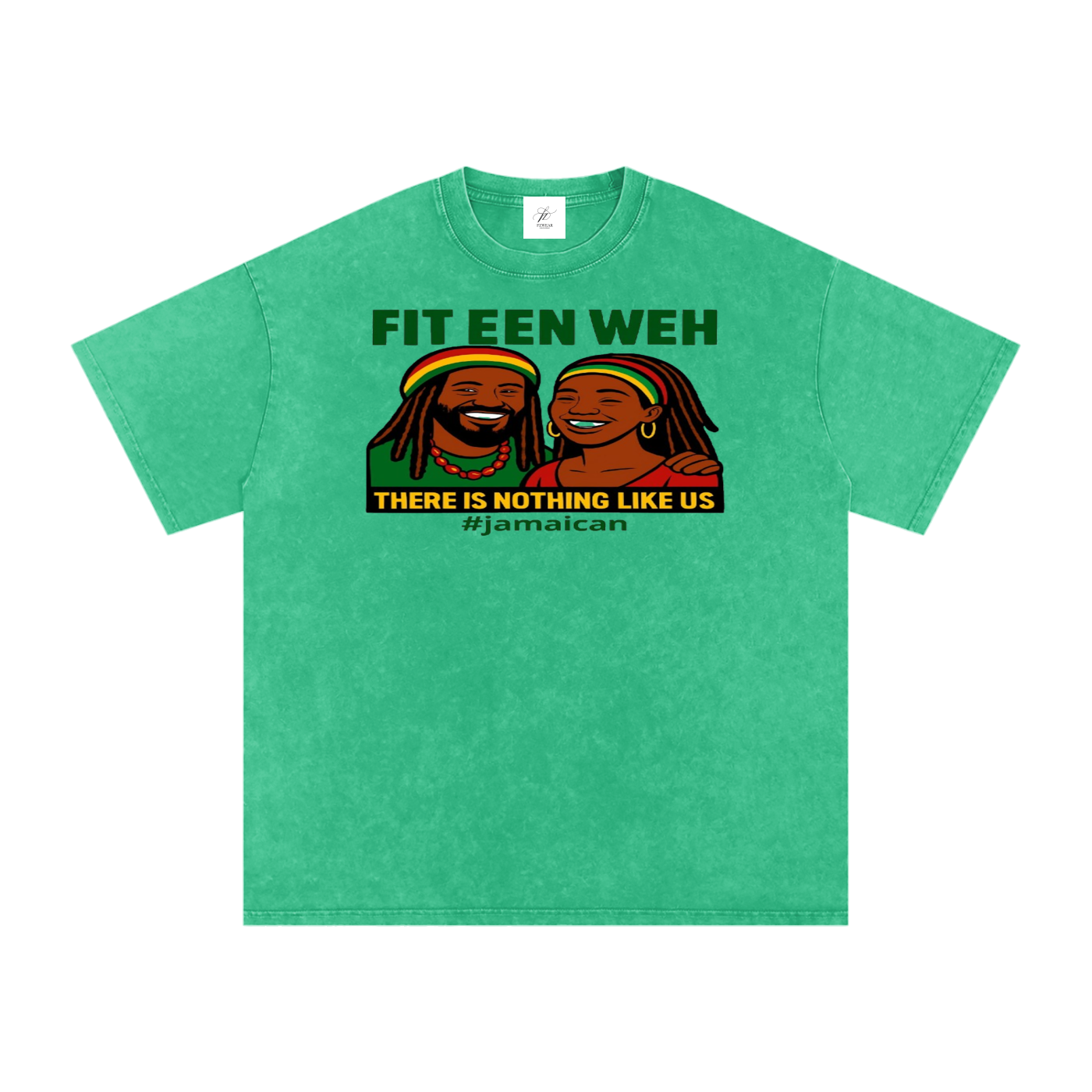 FZ Unisex Snow Washed Oversized Cotton Tee