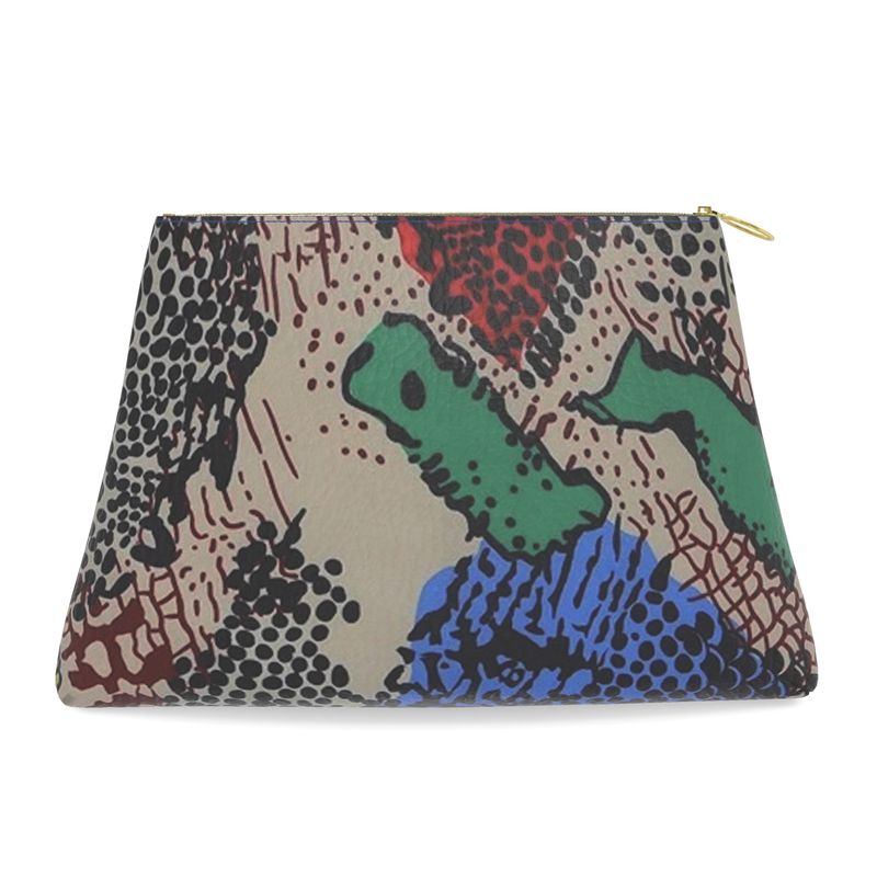 FZ DESIGNER AFRICAN PRINT CLUTCH PURSE