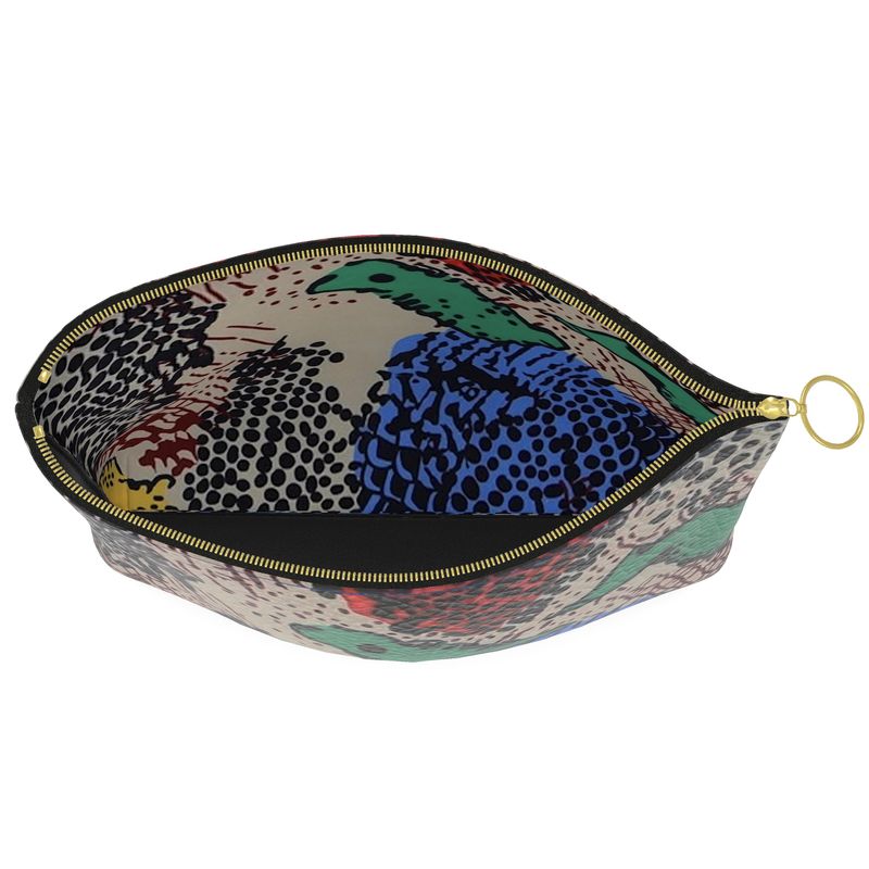 FZ DESIGNER AFRICAN PRINT CLUTCH PURSE