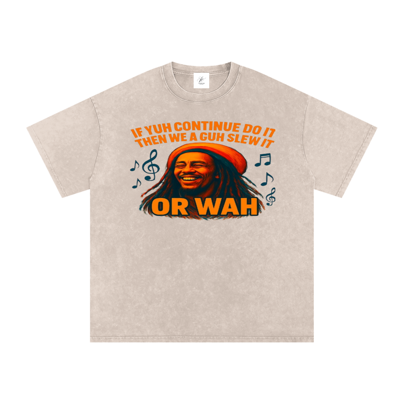 FZ Unisex Acid Wash Oversize Tee