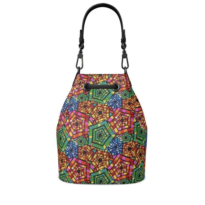 FZ AFRICAN PRINT DESIGNER BUCKET BAG Contrado